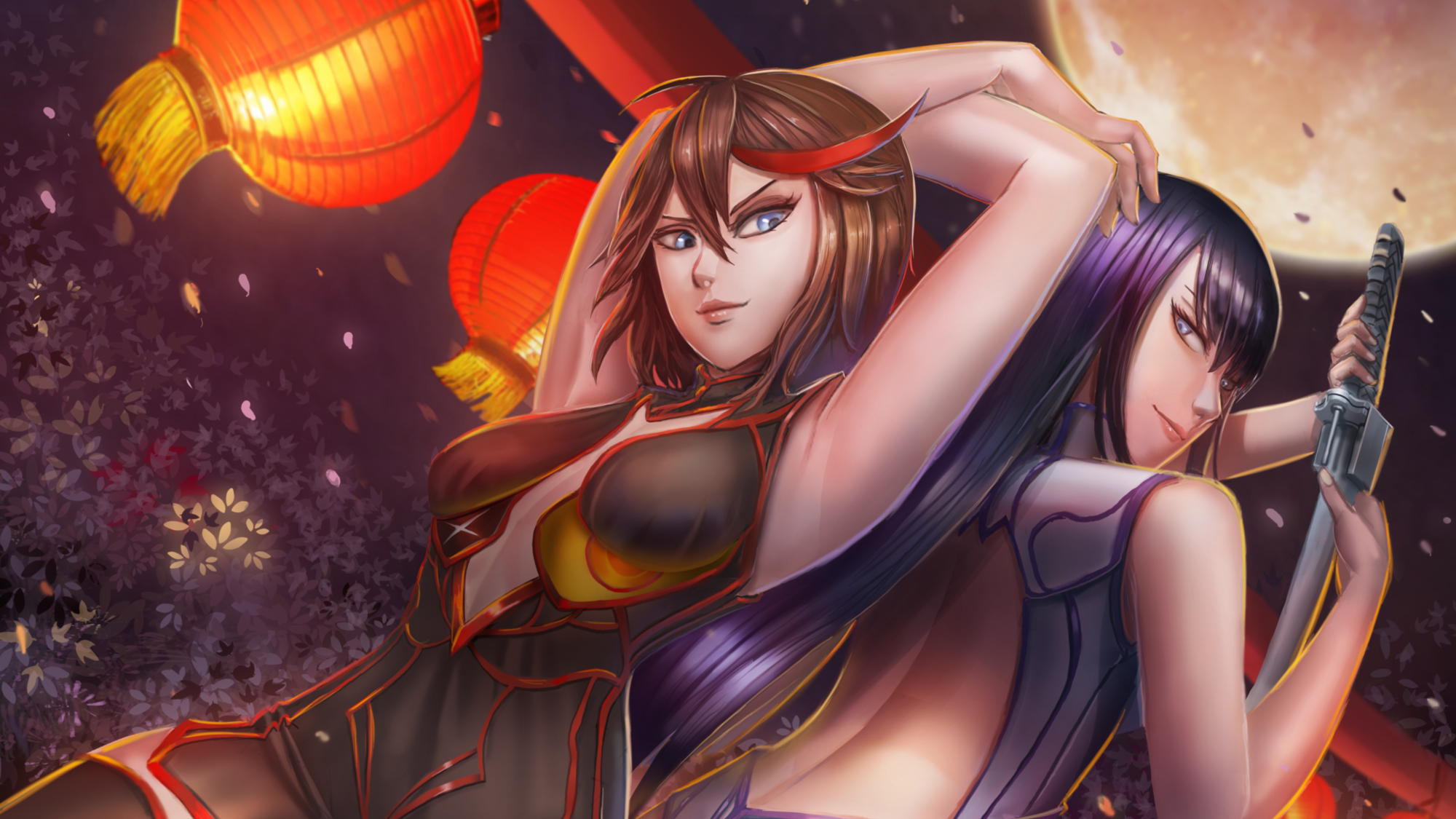 Ryuko Matoi from Kill la Kill HD Wallpaper