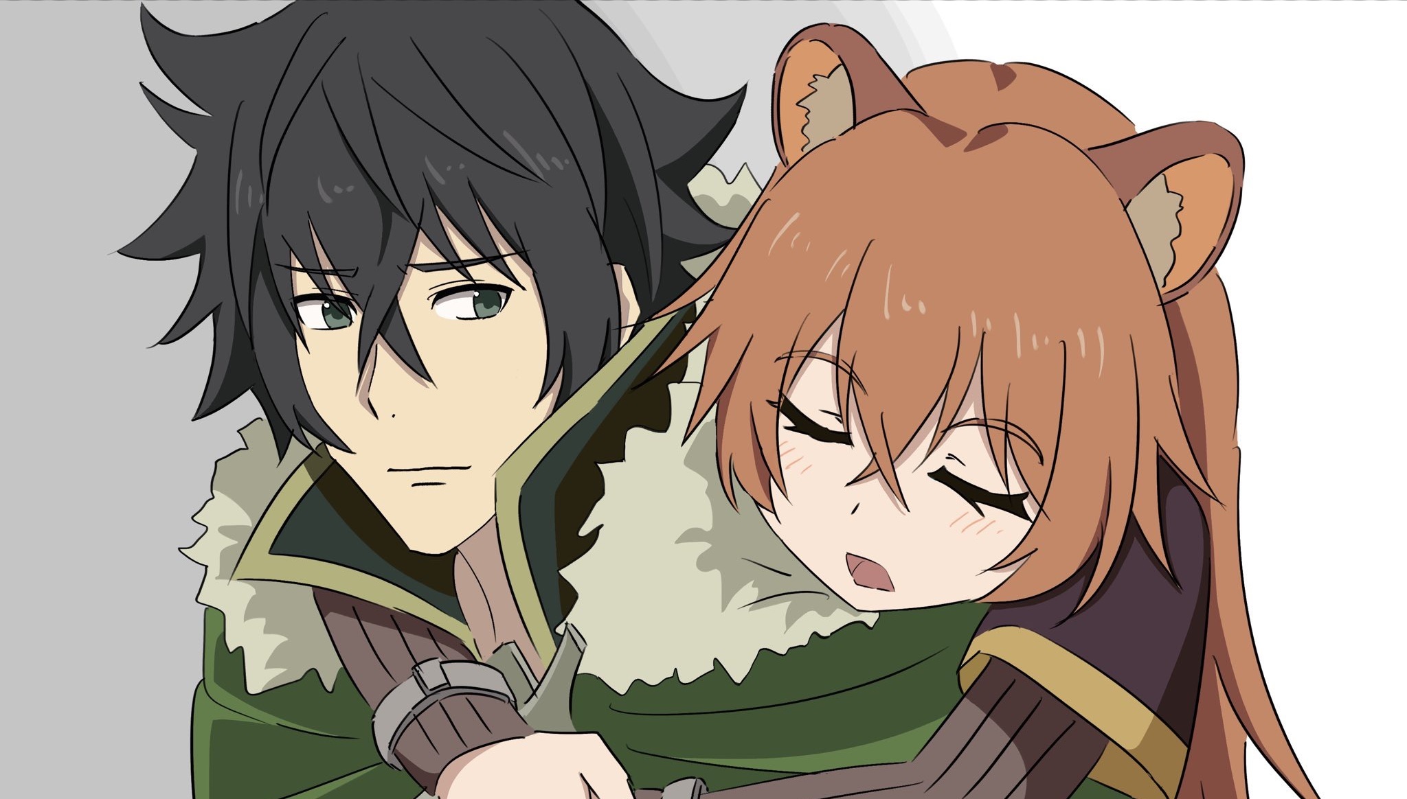 Raphtalia and Naofumi from The Rising of the Shield Hero HD Wallpaper