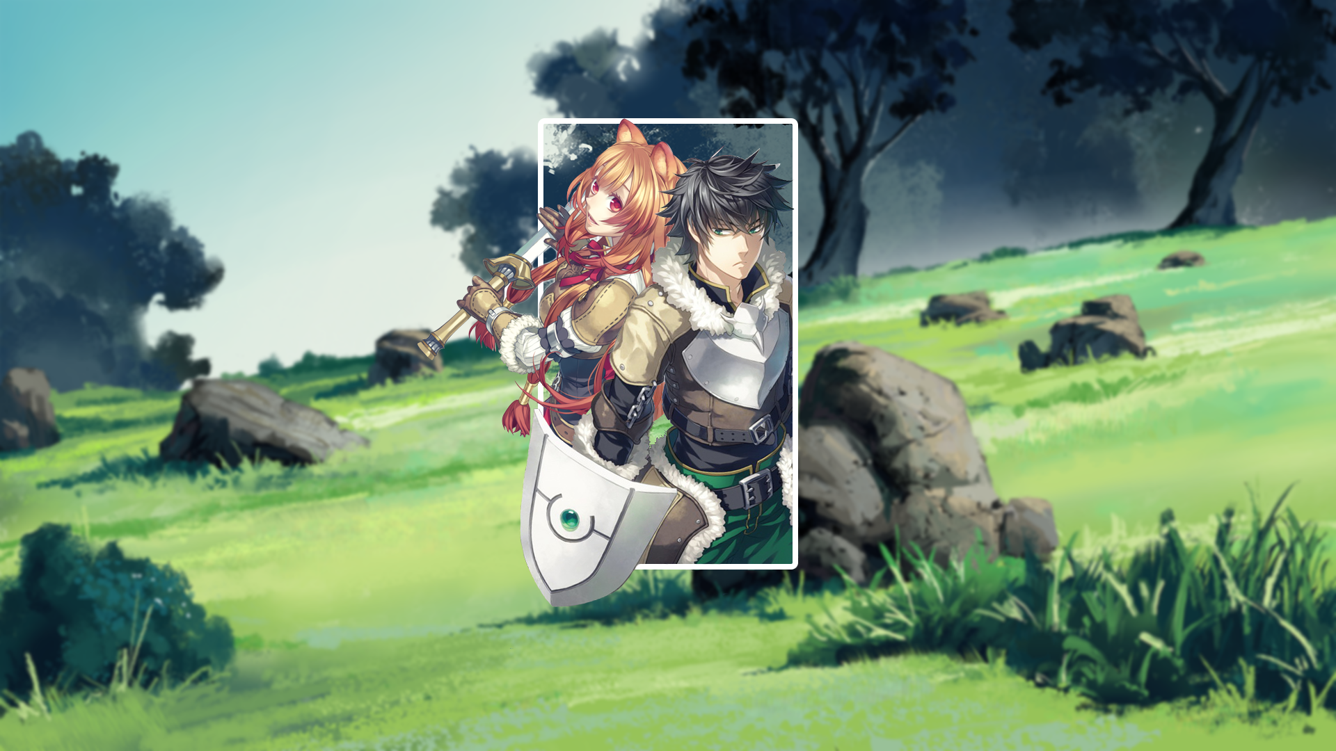 Raphtalia and Naofumi from The Rising of the Shield Hero HD Wallpaper