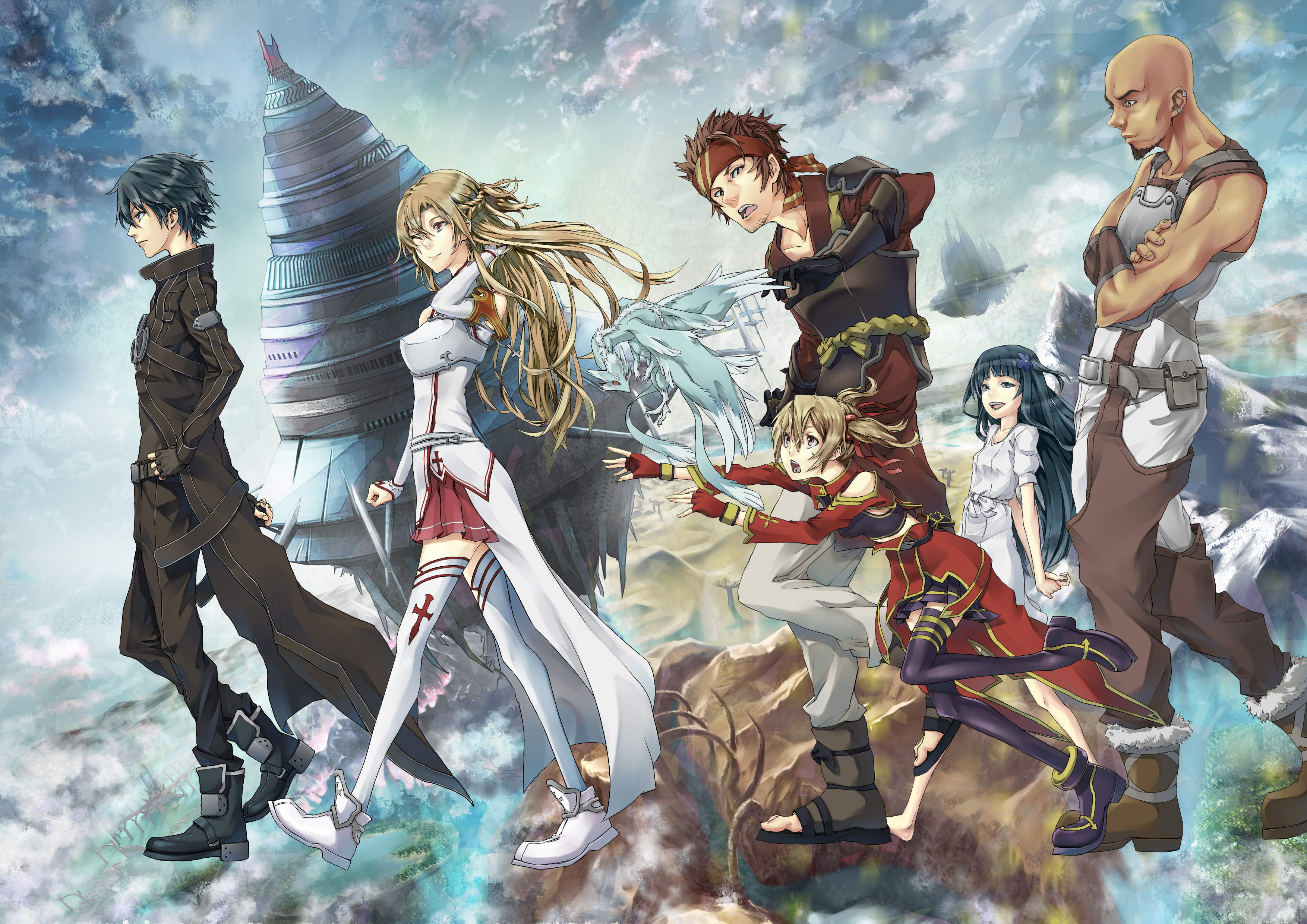 Characters from Sword Art Online HD Wallpaper