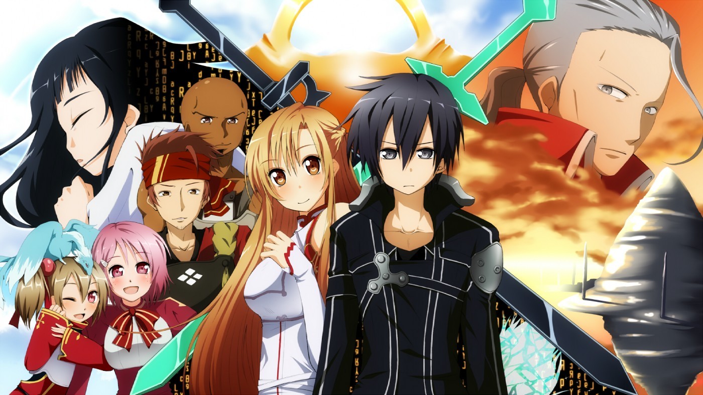Characters from Sword Art Online with Yui HD Wallpaper