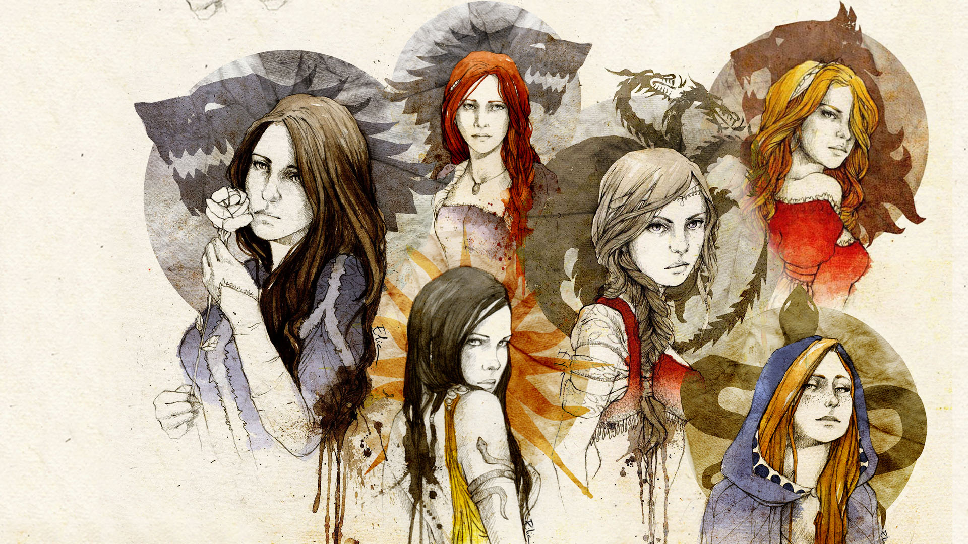 Women from Game of Thrones HD Wallpaper