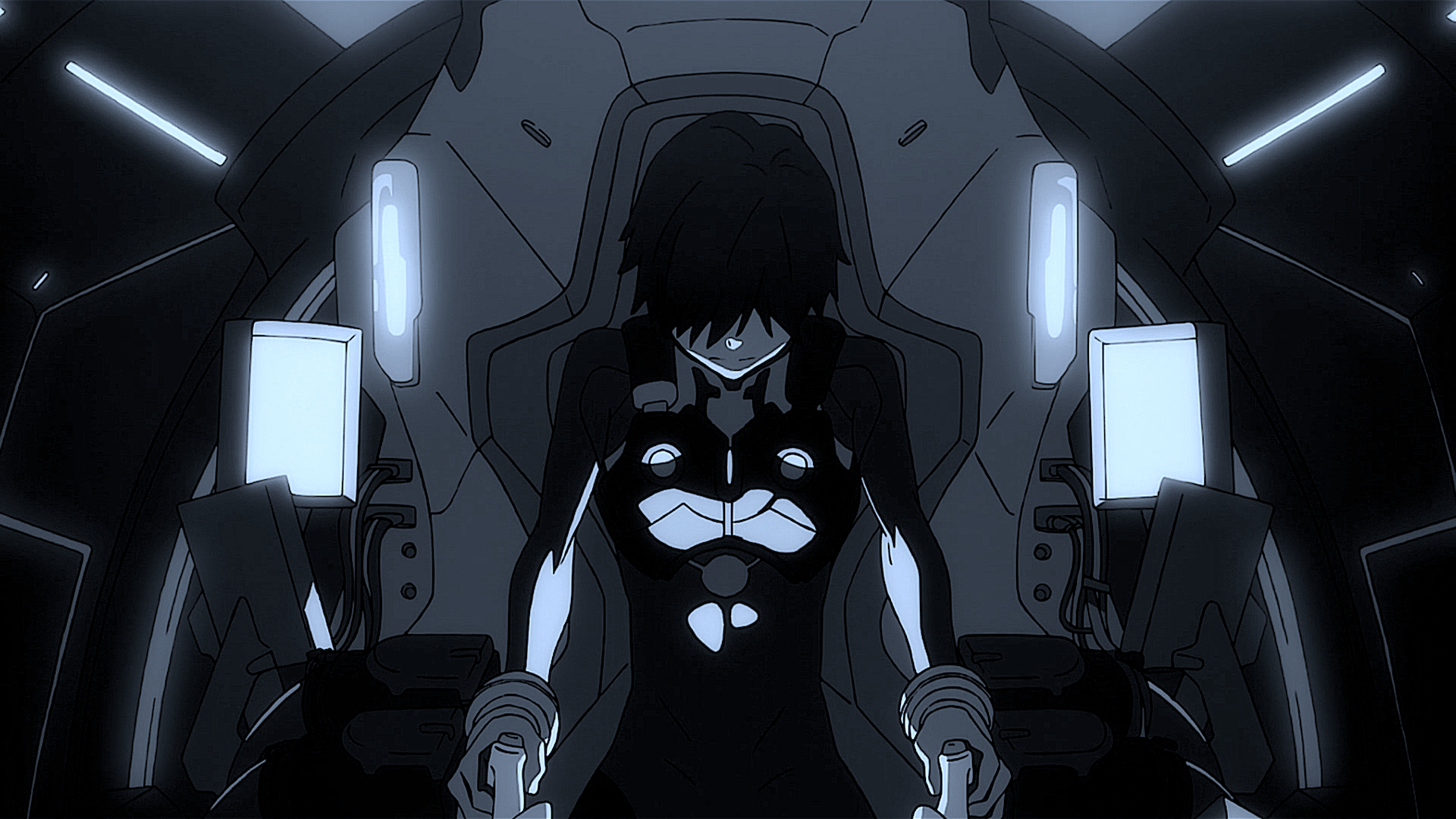 Hiro from Darling in the FranXX in a cockpit HD Wallpaper