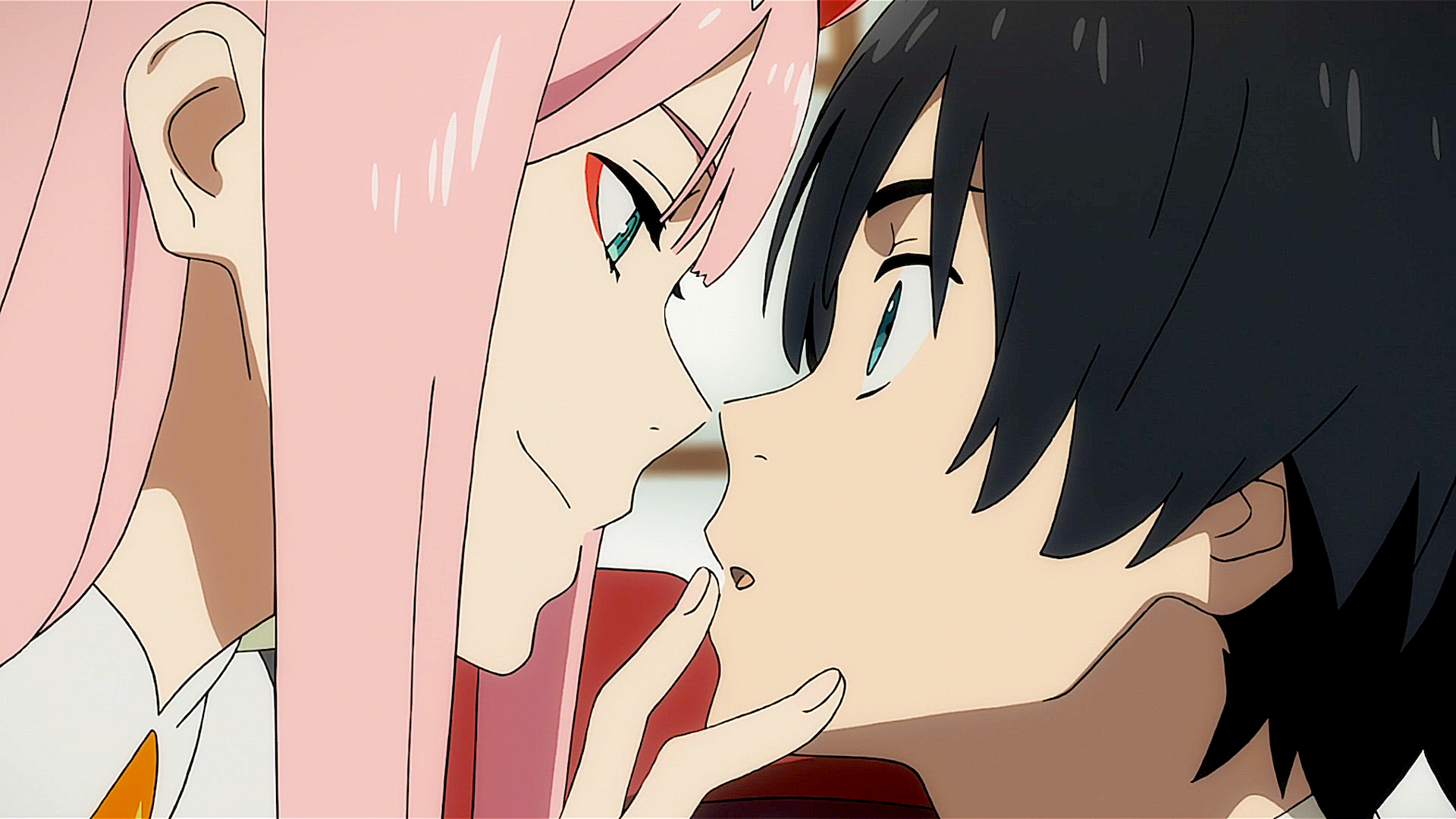 Zero Two and Hiro from Darling in the FranXX HD Wallpaper