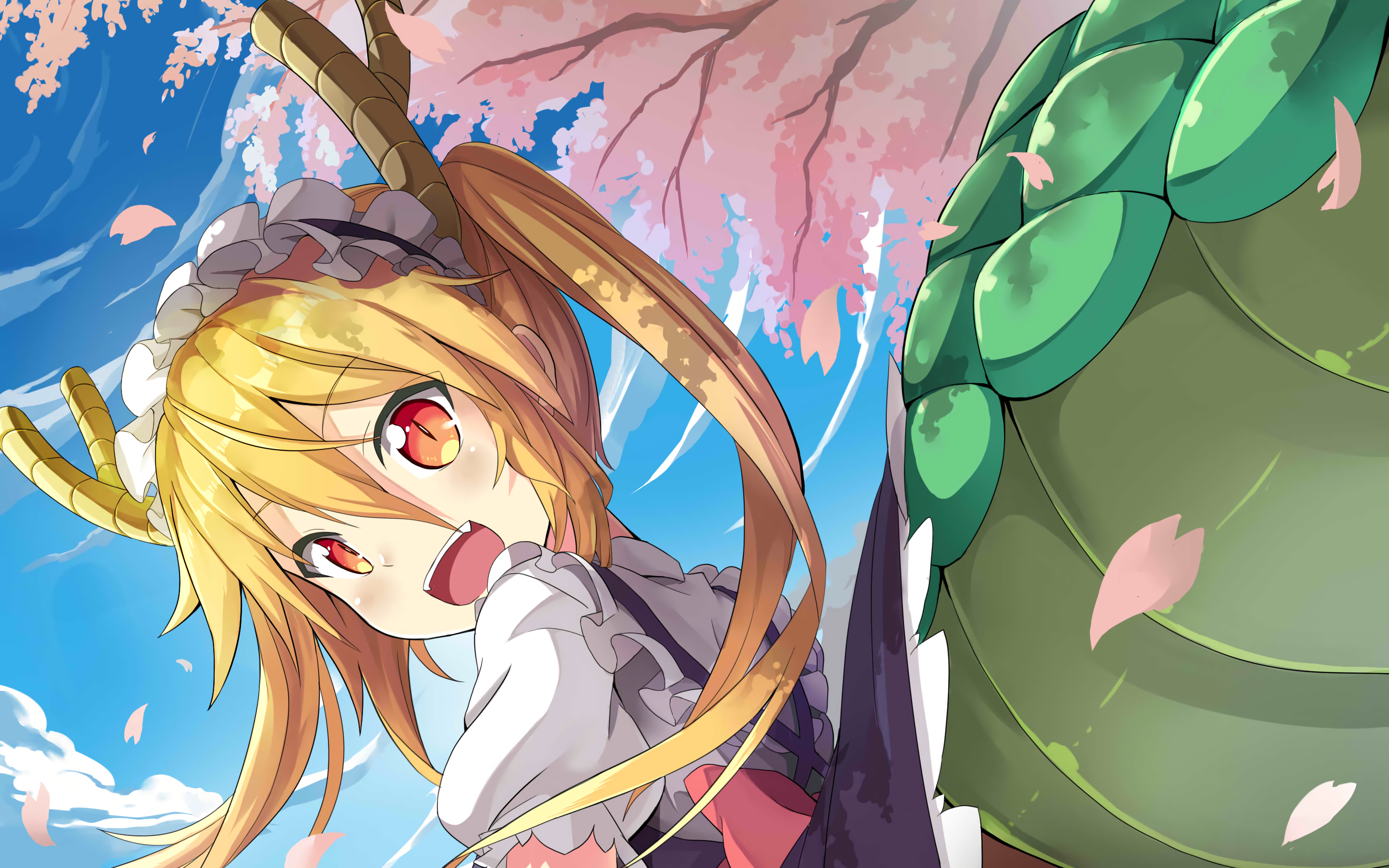 Tohru from Miss Kobayashi's Dragon Maid HD Wallpaper