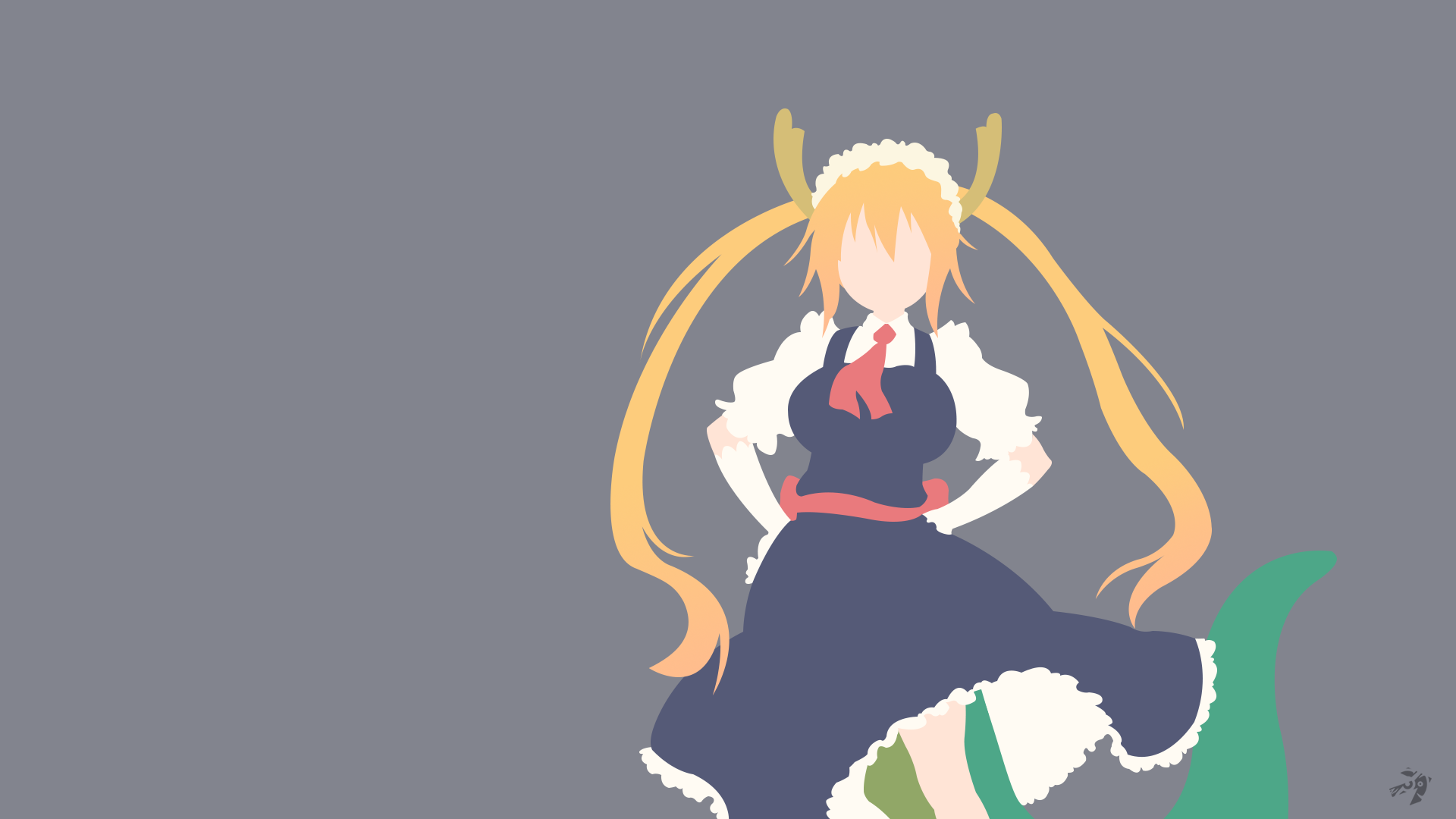 Tohru from Miss Kobayashi's Dragon Maid HD Wallpaper