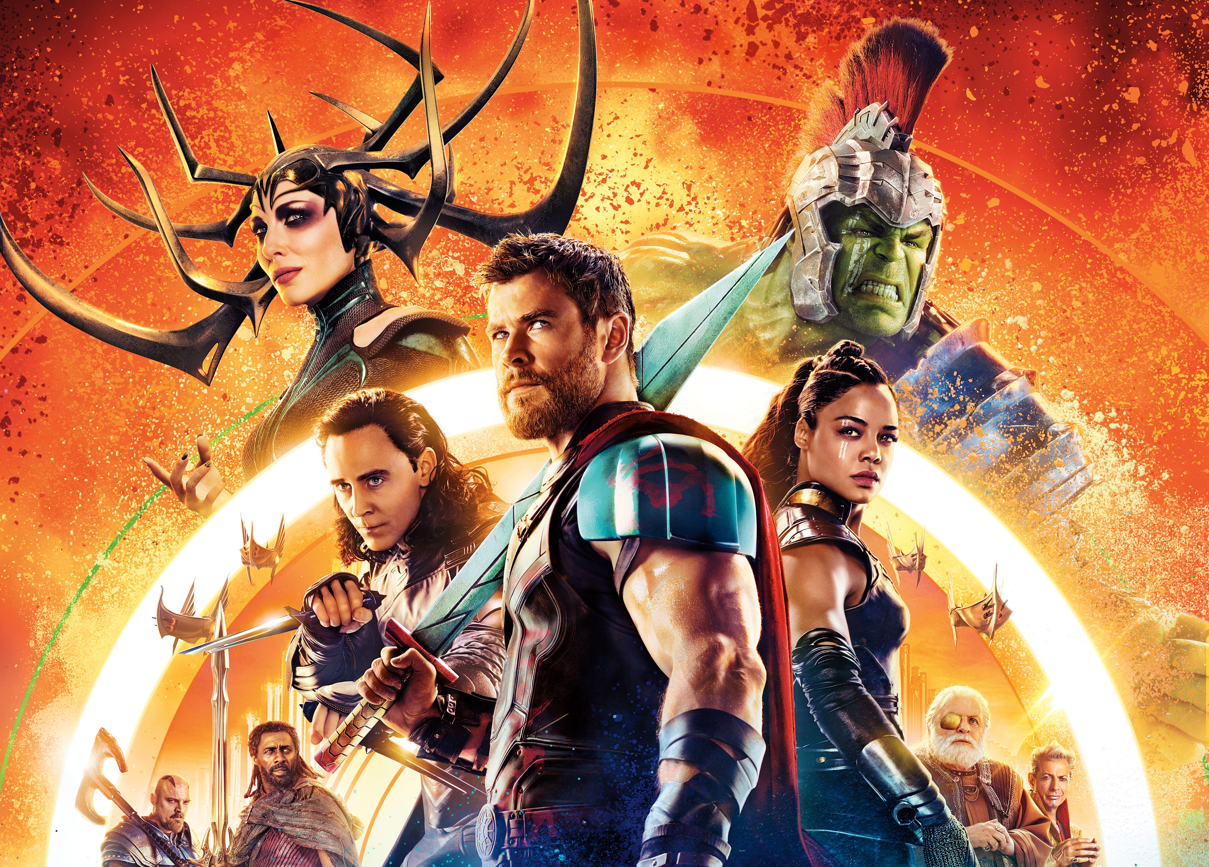 Thor: Ragnarok characters poster HD Wallpaper