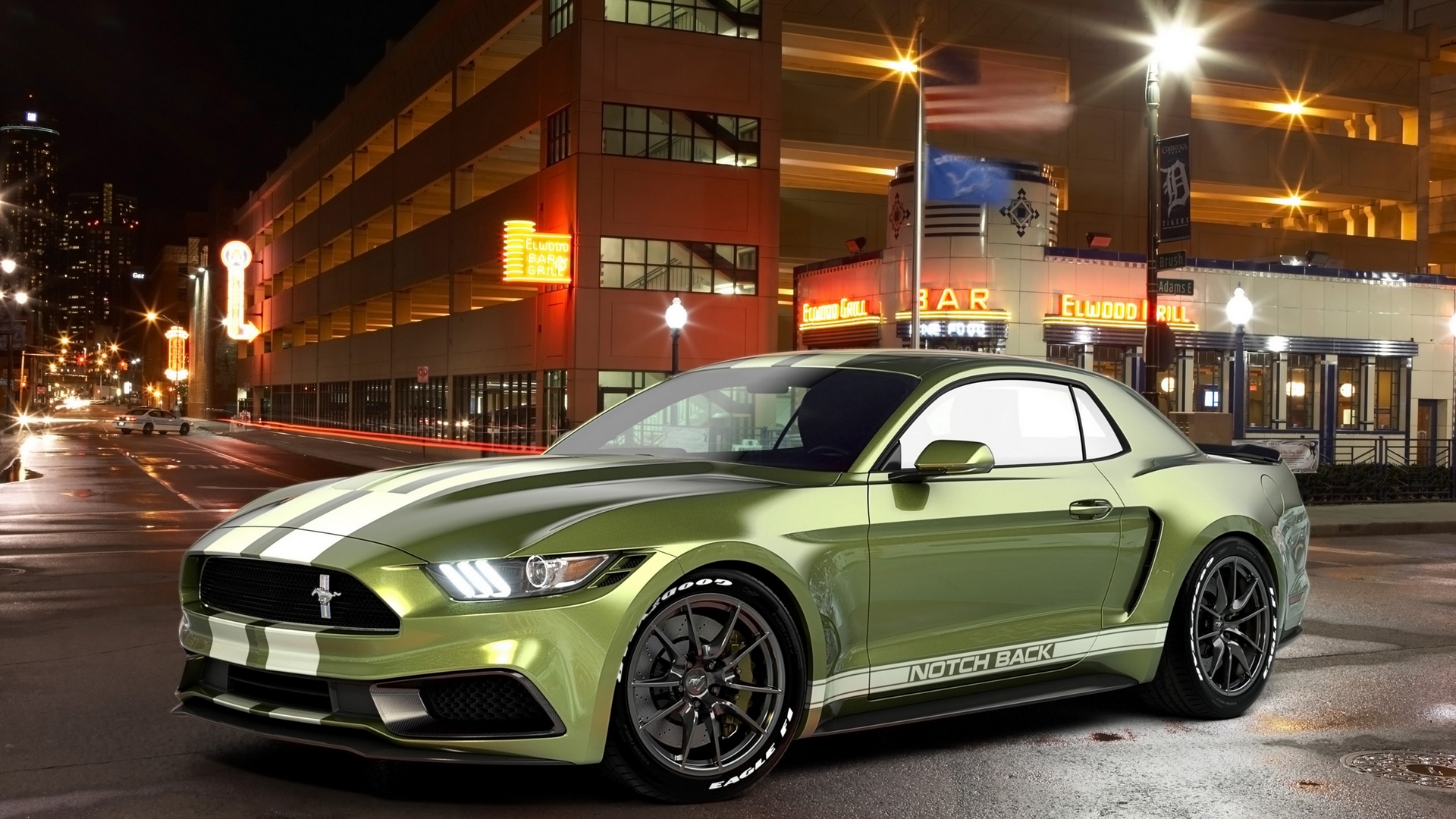 2017 Ford Mustang Notch Back Coupe HD Wallpaper