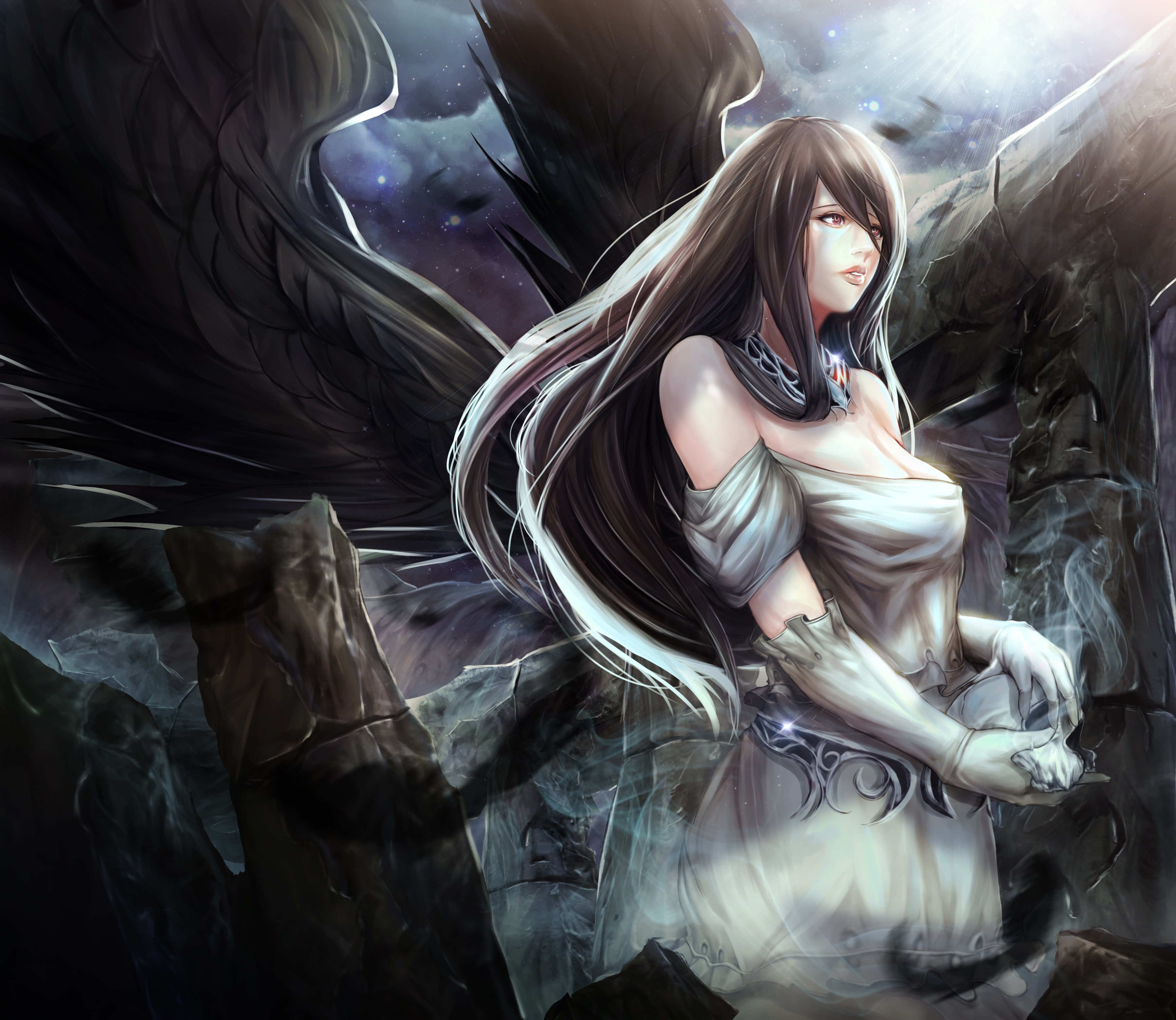 Albedo from Overlord HD Wallpaper