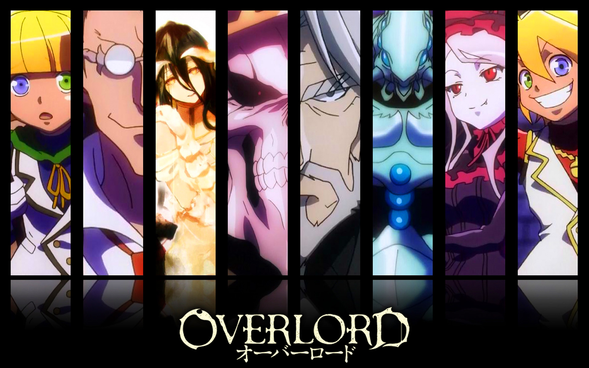 Overlord characters montage HD Wallpaper