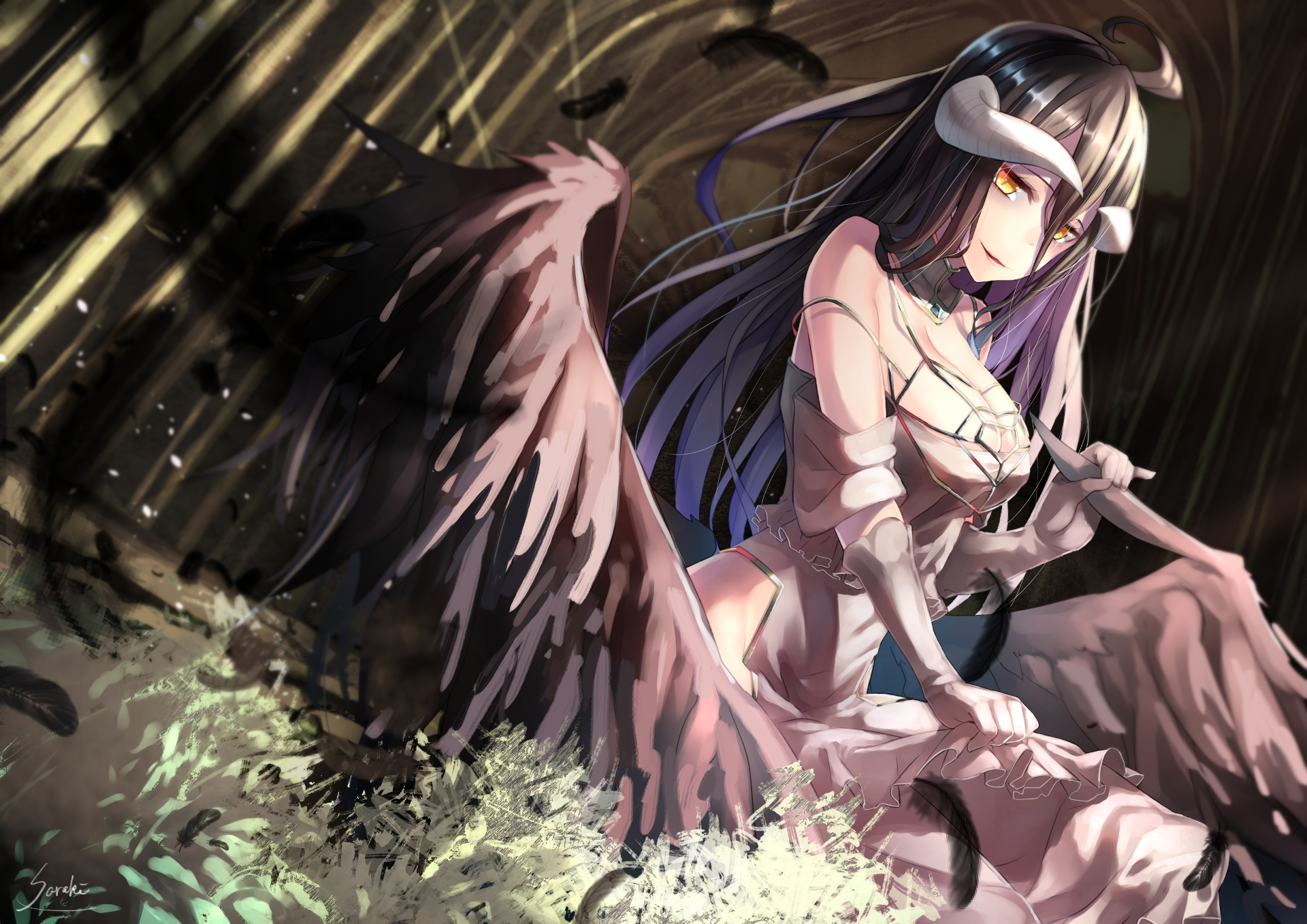 Albedo from Overlord HD Wallpaper