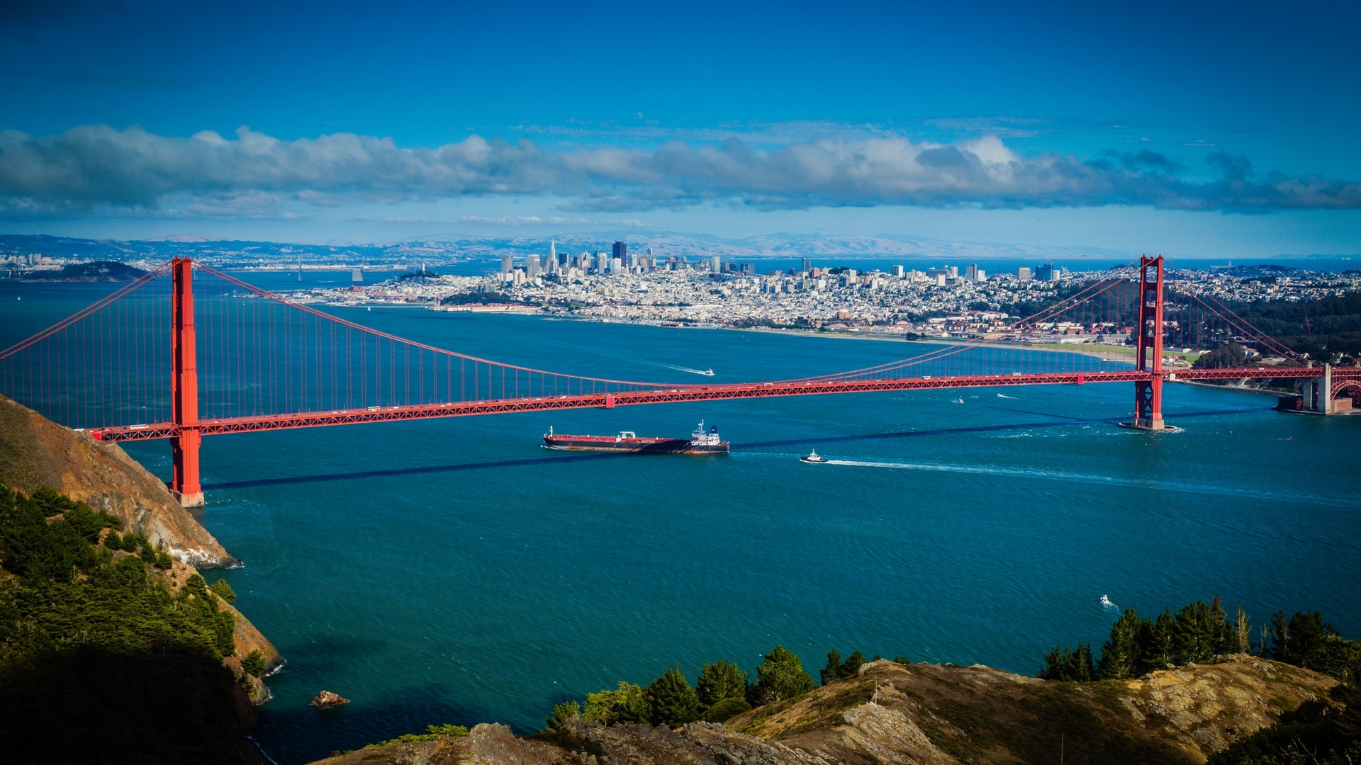 Golden Gate Bridge, San Francisco, California, USA HD Wallpaper