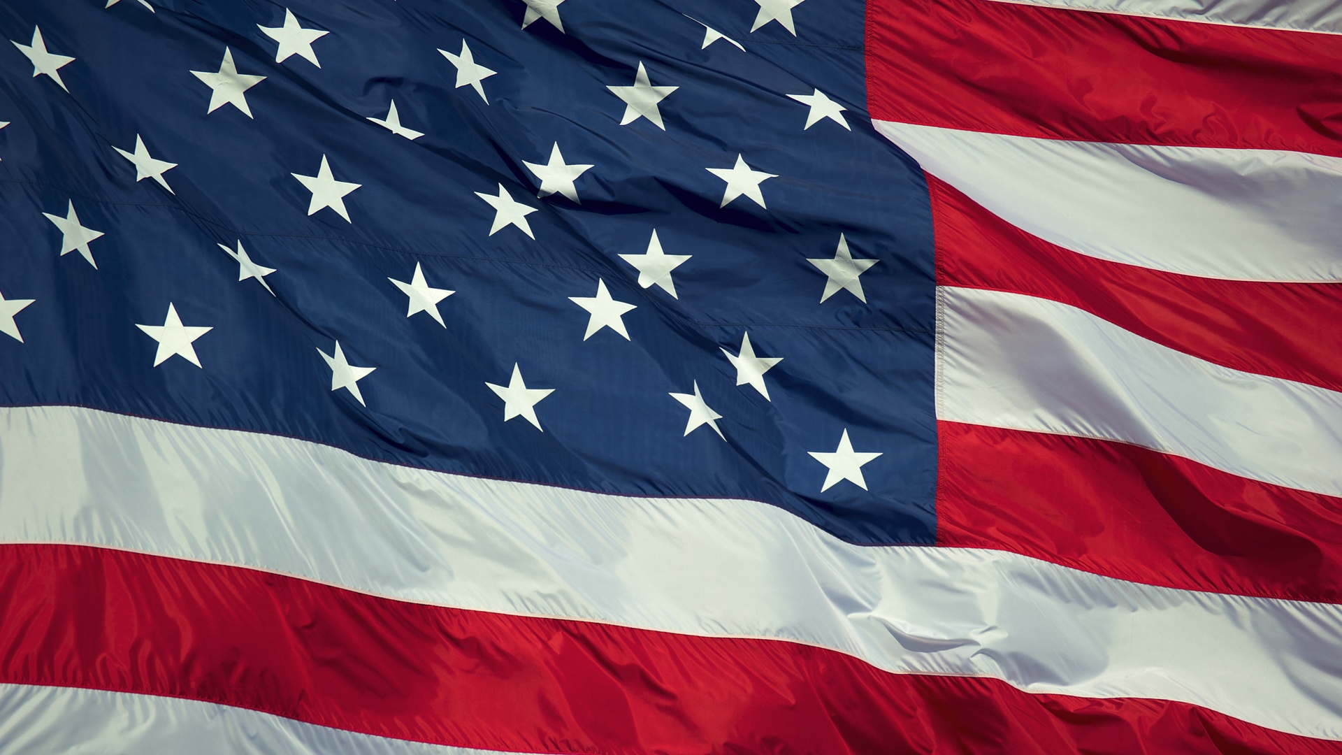 Close-up of the American flag HD Wallpaper