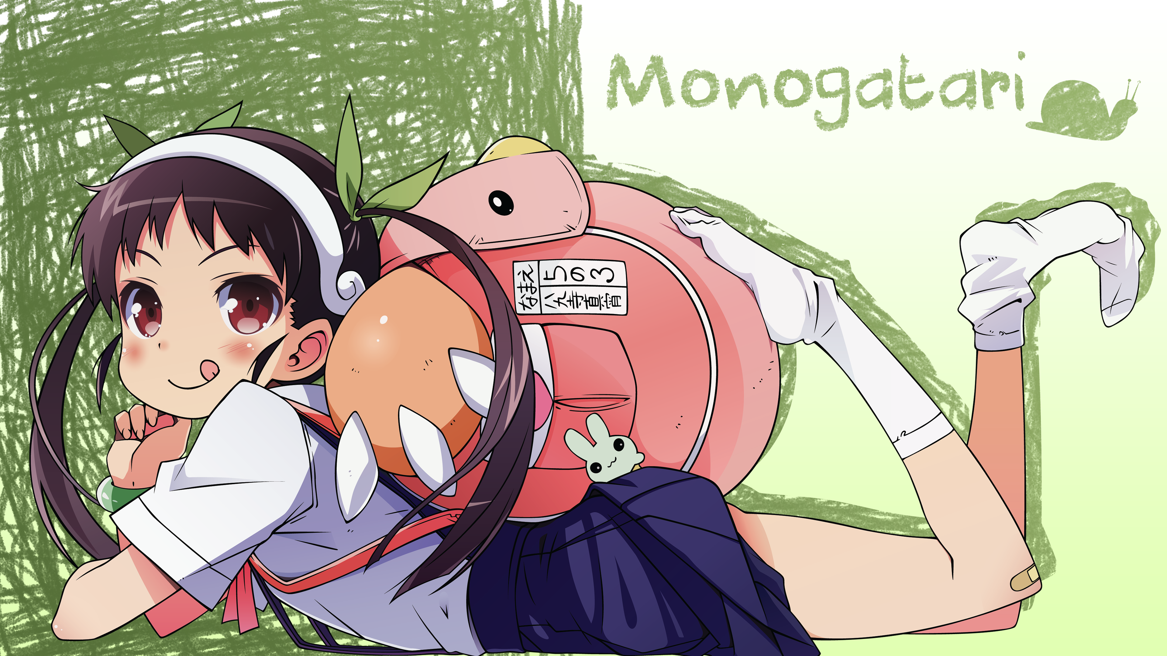 Mayoi Hachikuji from Monogatari HD Wallpaper