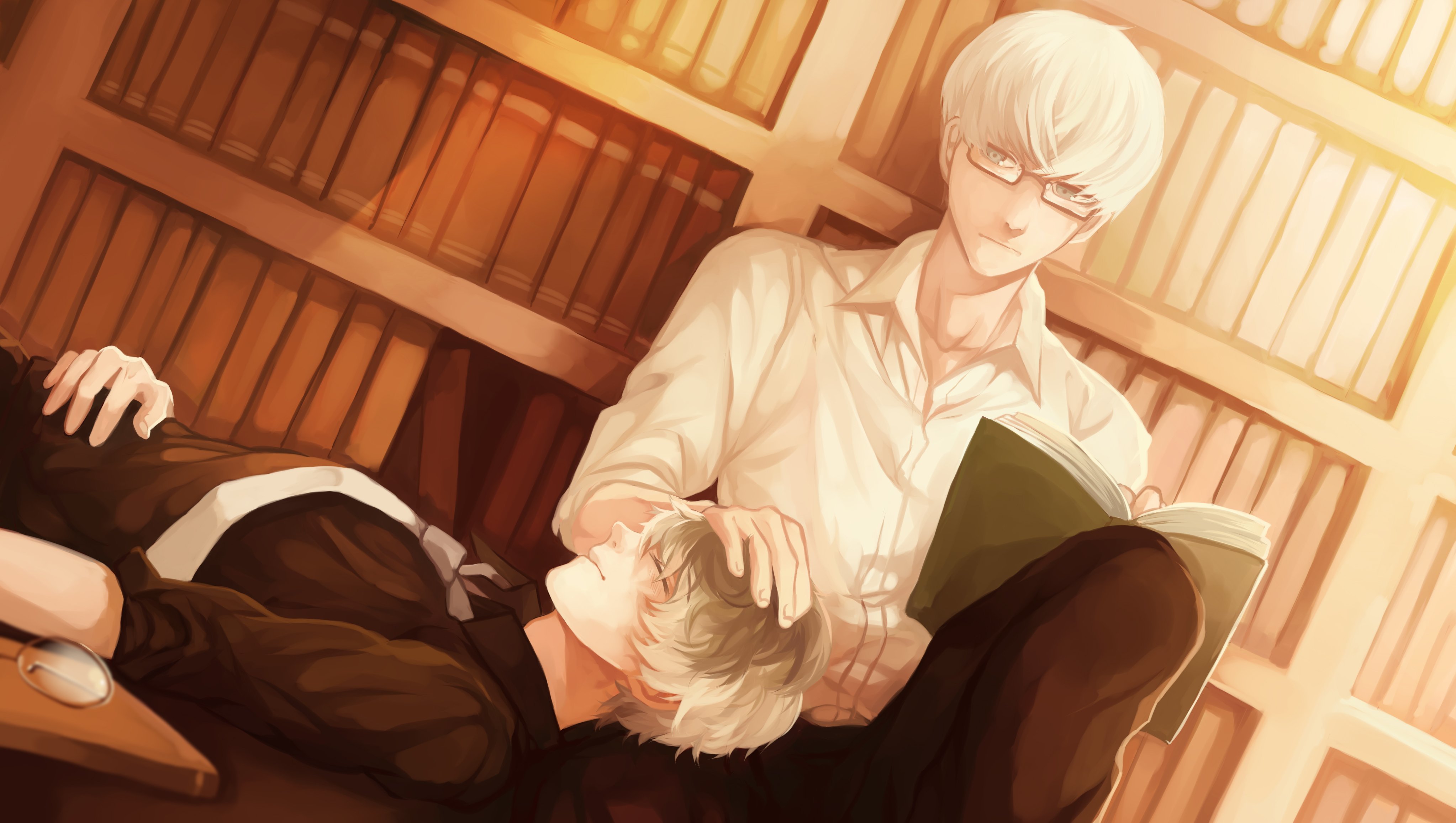 Haise Sasaki reading a book HD Wallpaper
