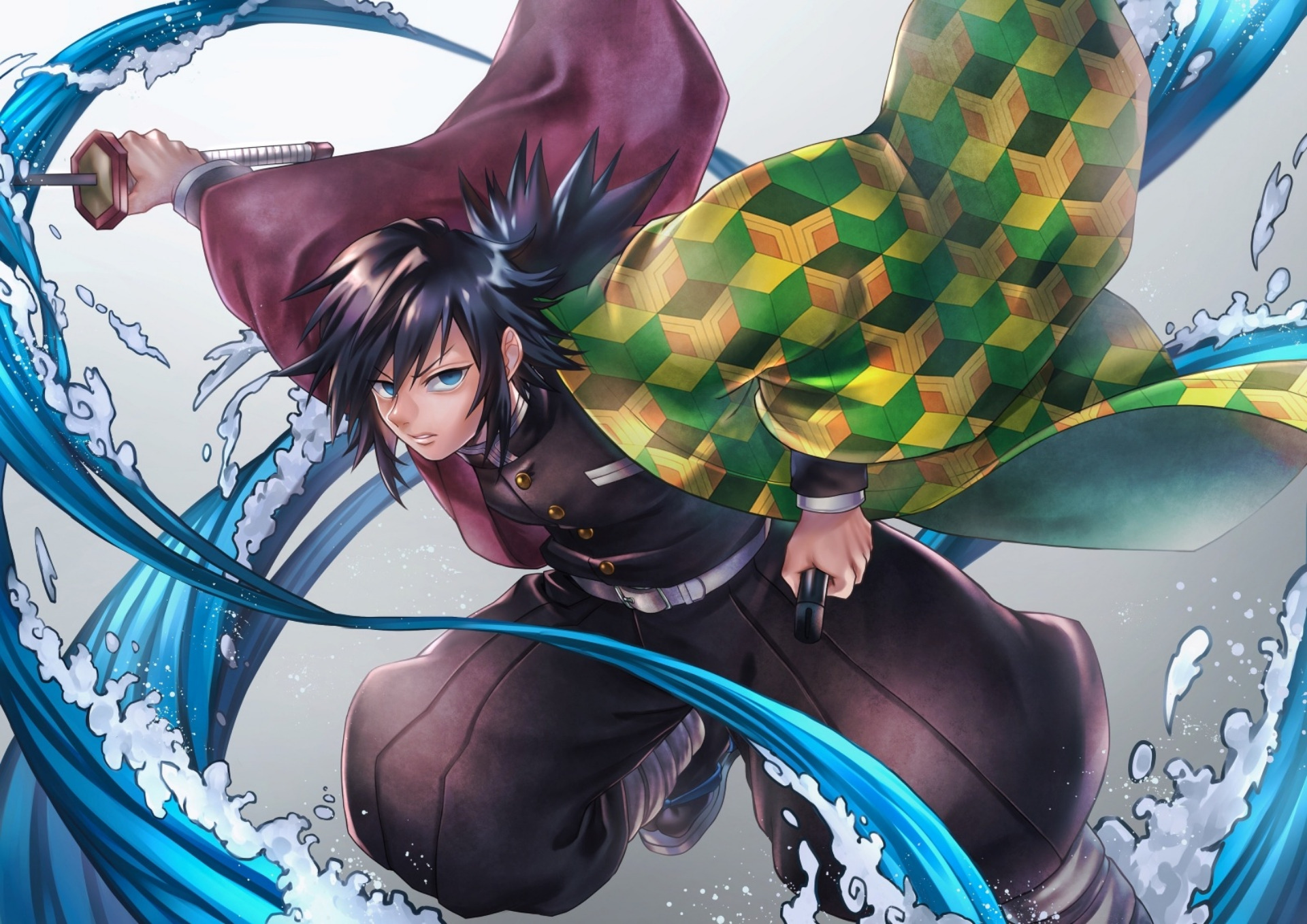 Giyu Tomioka from Demon Slayer HD Wallpaper