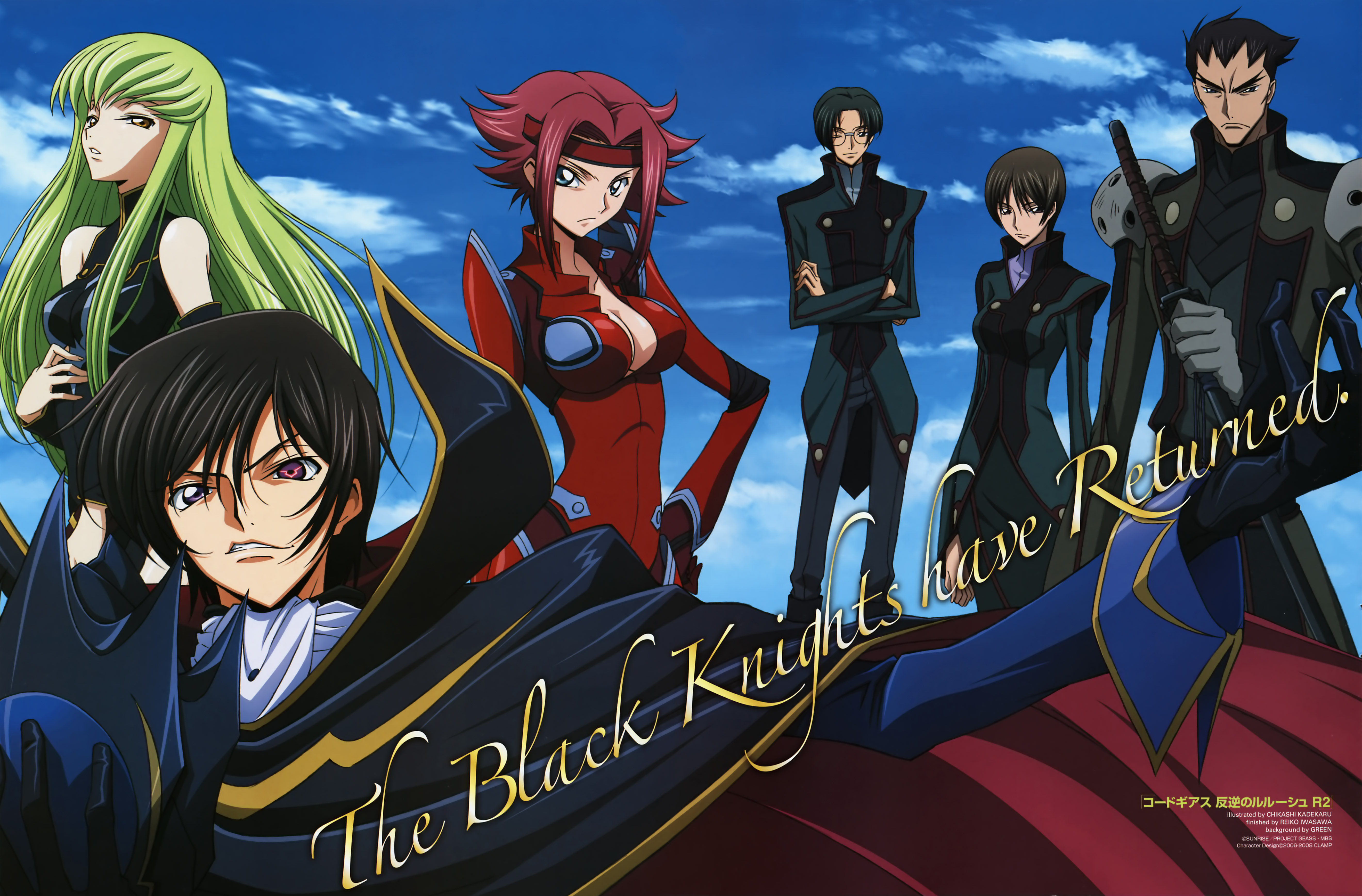 Code Geass: Lelouch of the Rebellion R2 The Black Knights HD Wallpaper