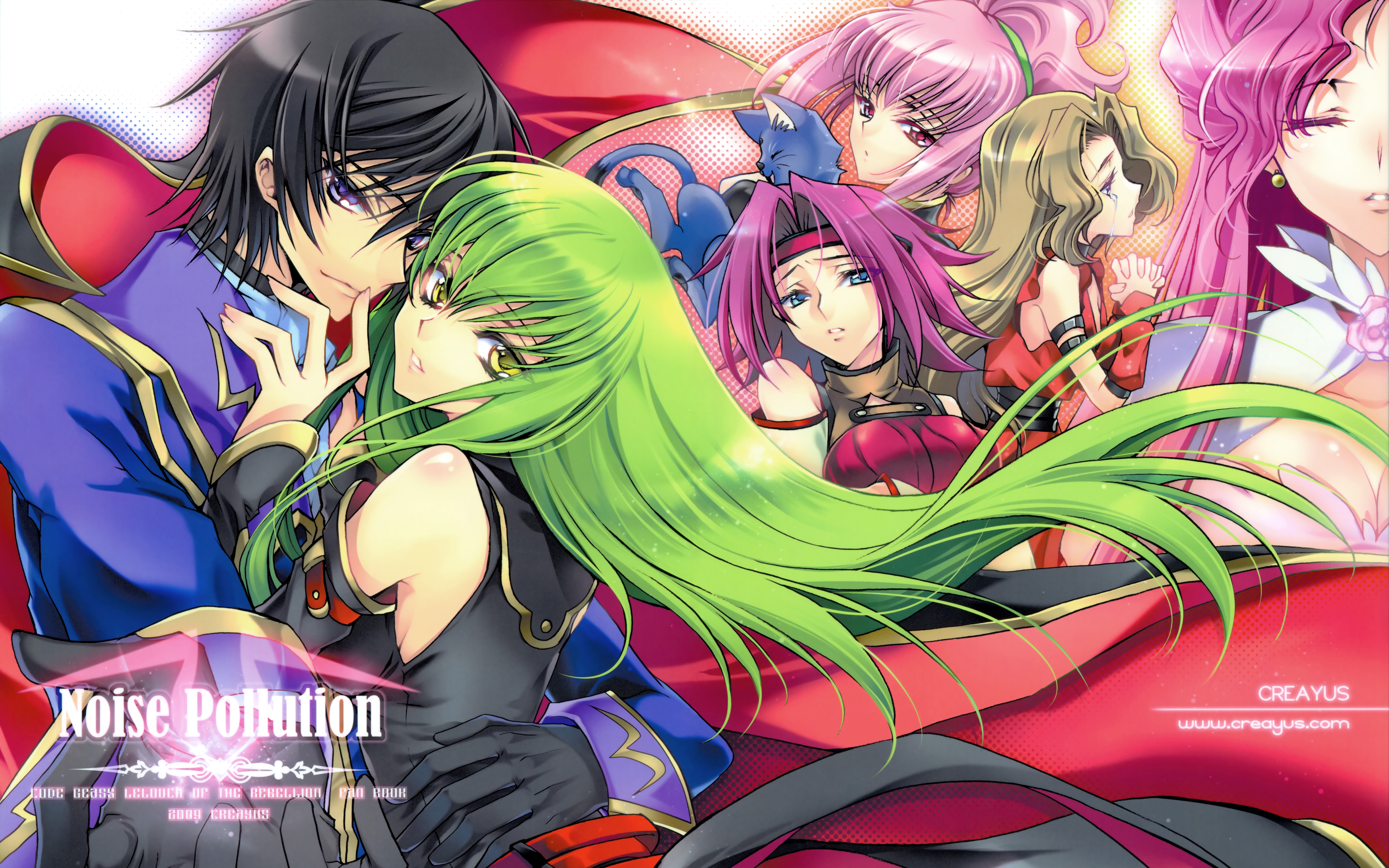 Lelouch and C.C. from Code Geass HD Wallpaper