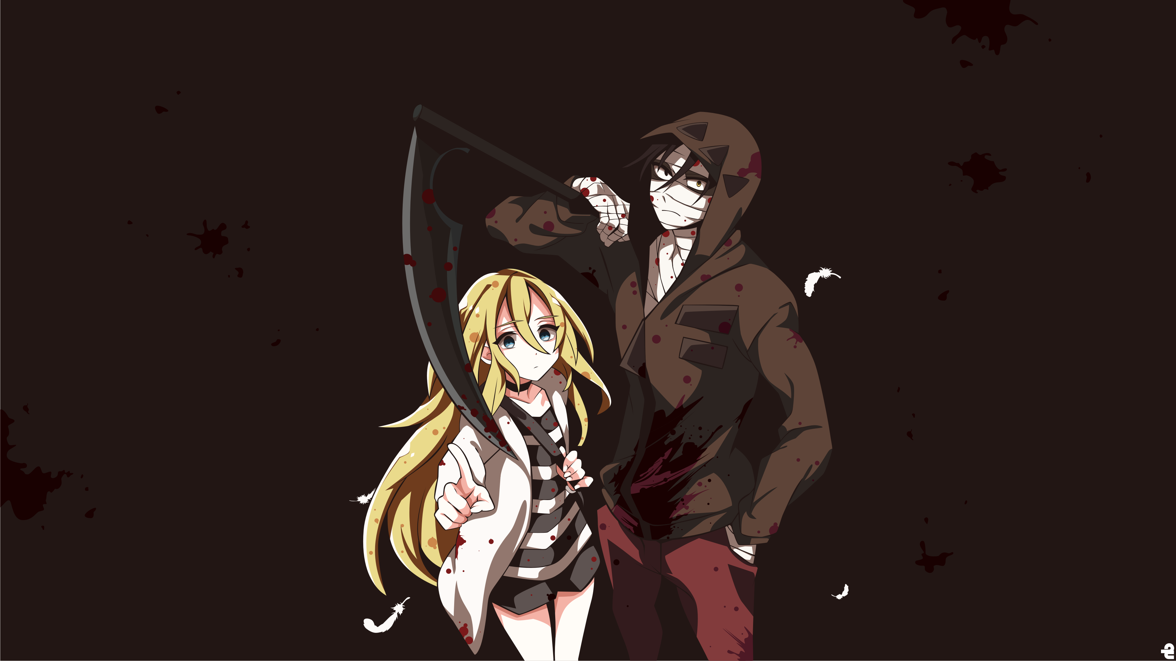 Rachel Gardner and Isaac Foster from Angels of Death HD Wallpaper