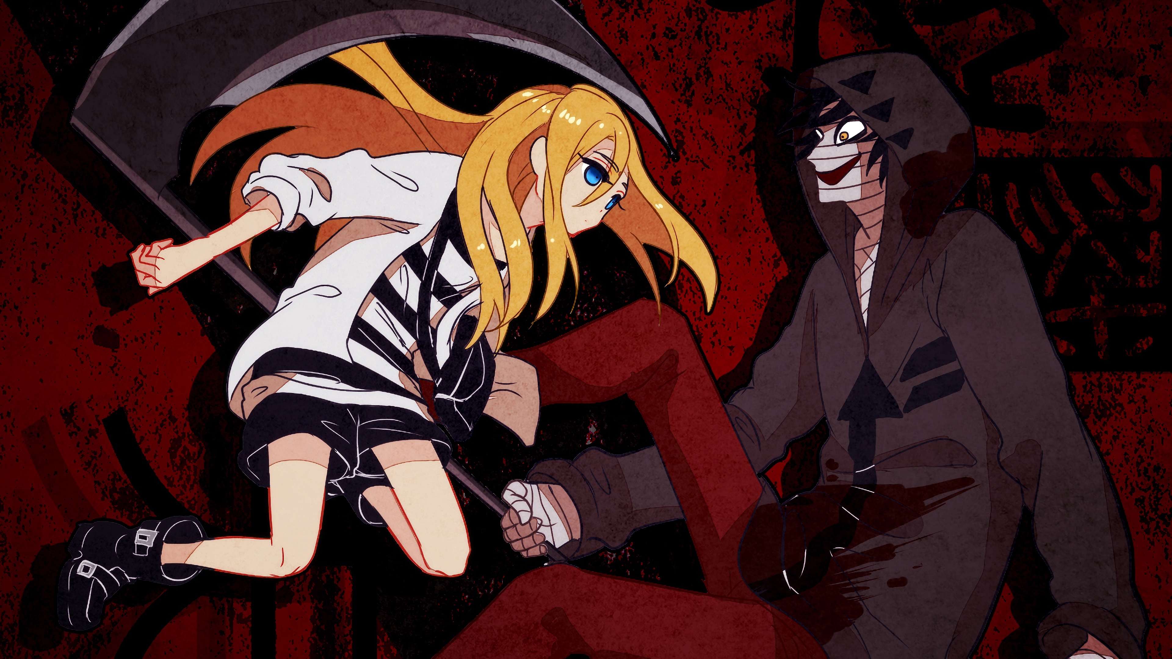 Rachel Gardner and Isaac Foster from Angels of Death HD Wallpaper