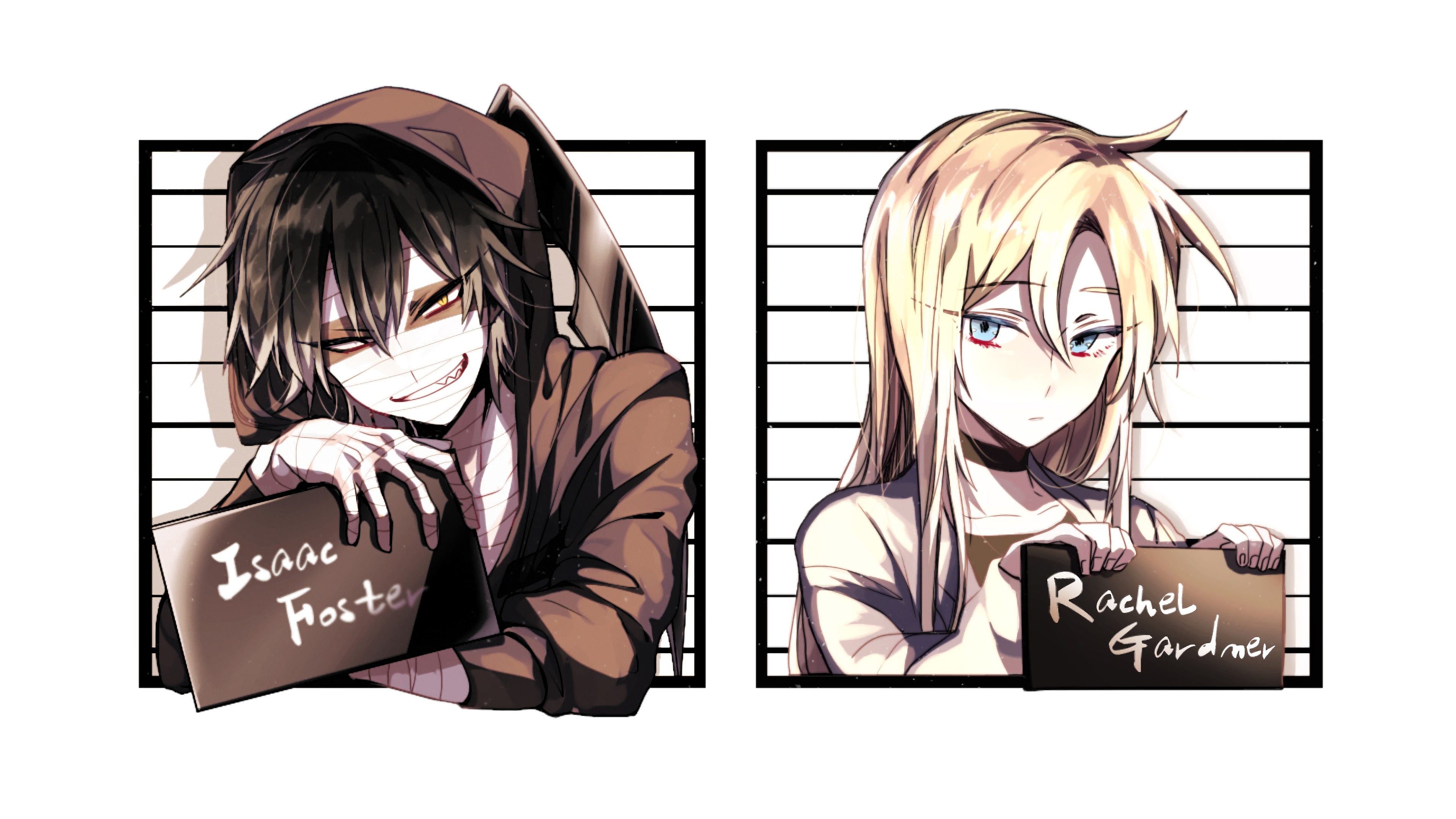 Isaac Foster and Rachel Gardner from Angels of Death HD Wallpaper