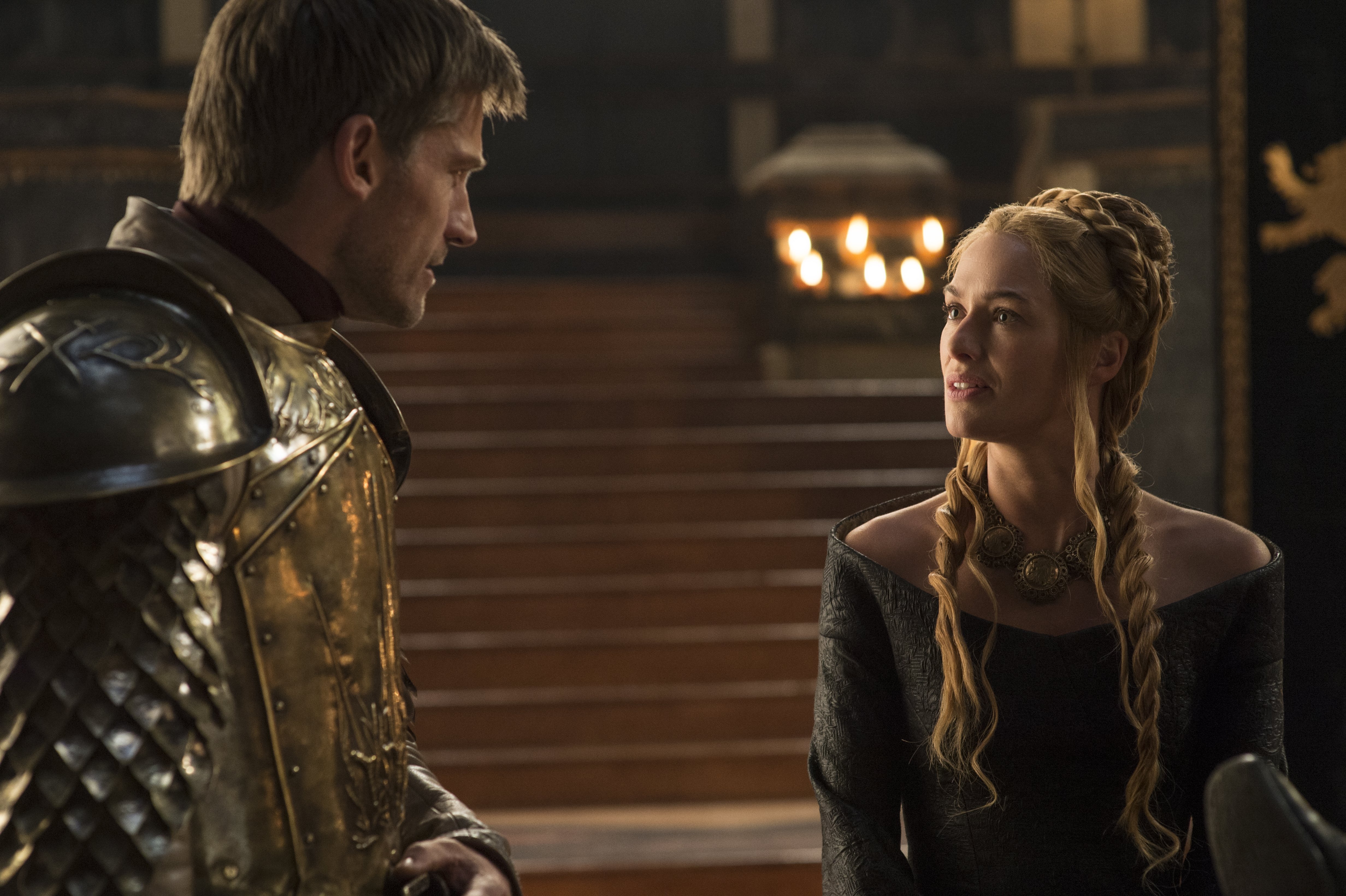 Jaime Lannister and Cersei Lannister from Game of Thrones HD Wallpaper