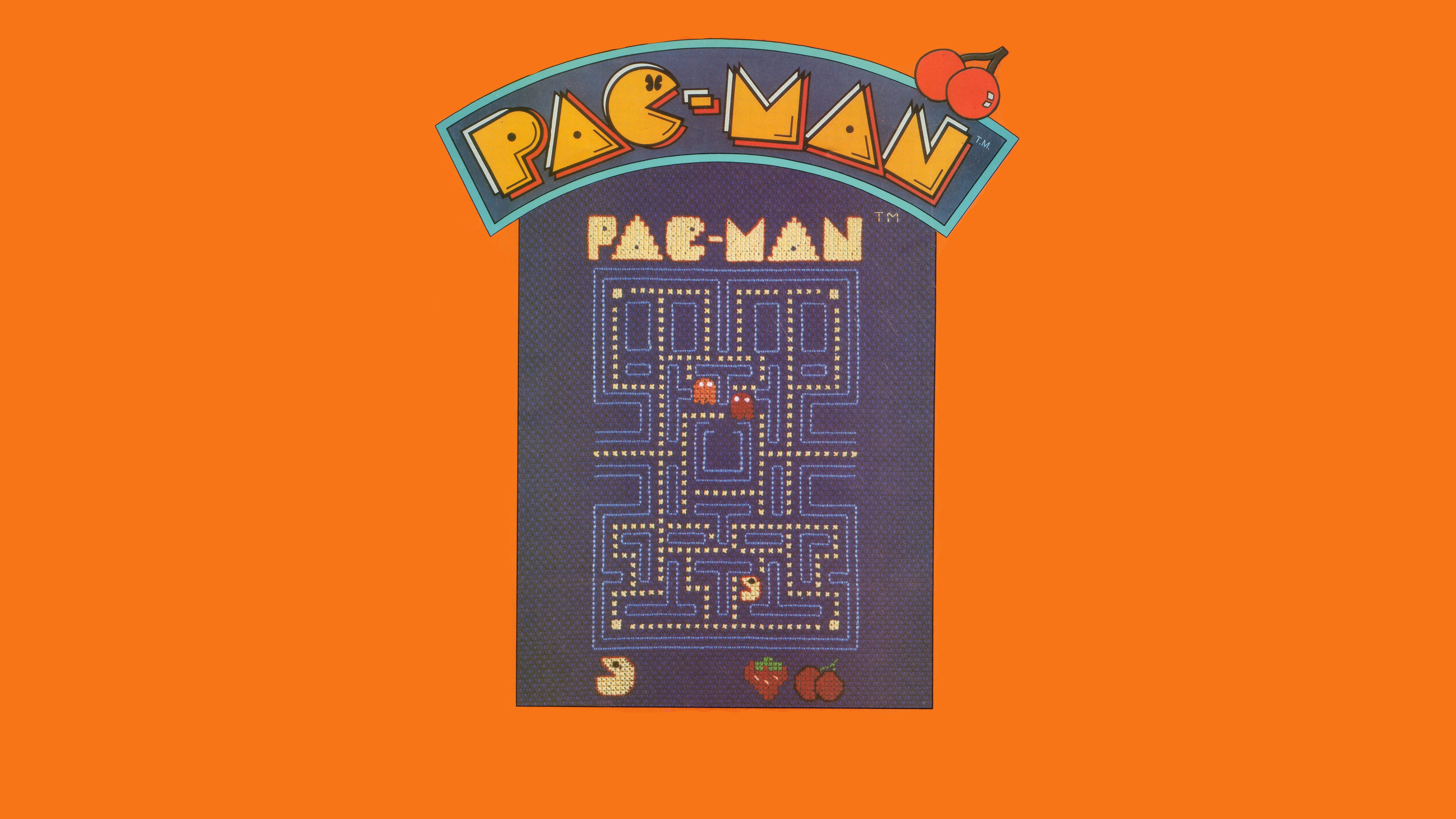 Pac-Man Video Game Art HD Wallpaper