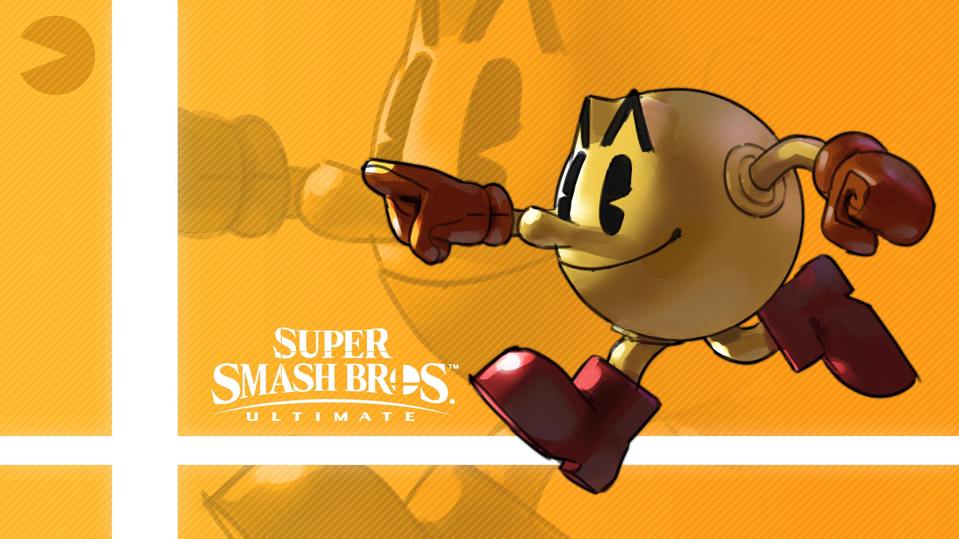Pac-Man from Super Smash Bros. Ultimate HD Wallpaper