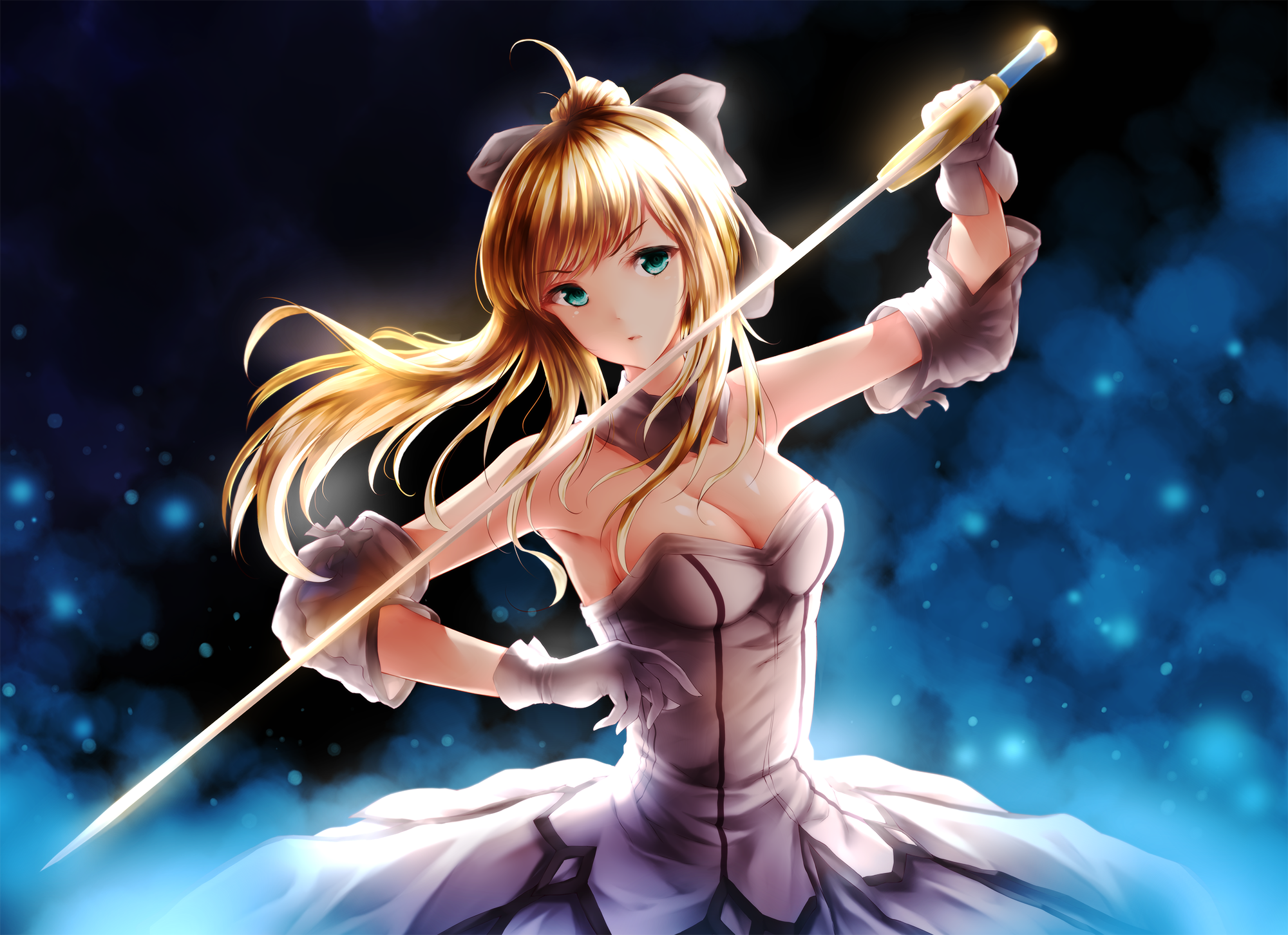 Saber Lily from Fate/Unlimited Codes HD Wallpaper