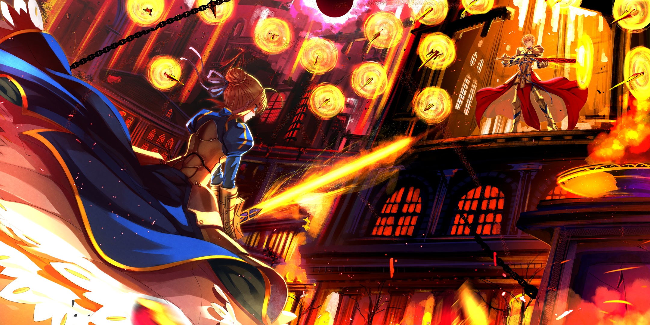 Saber Lily from Fate/Unlimited Codes HD Wallpaper