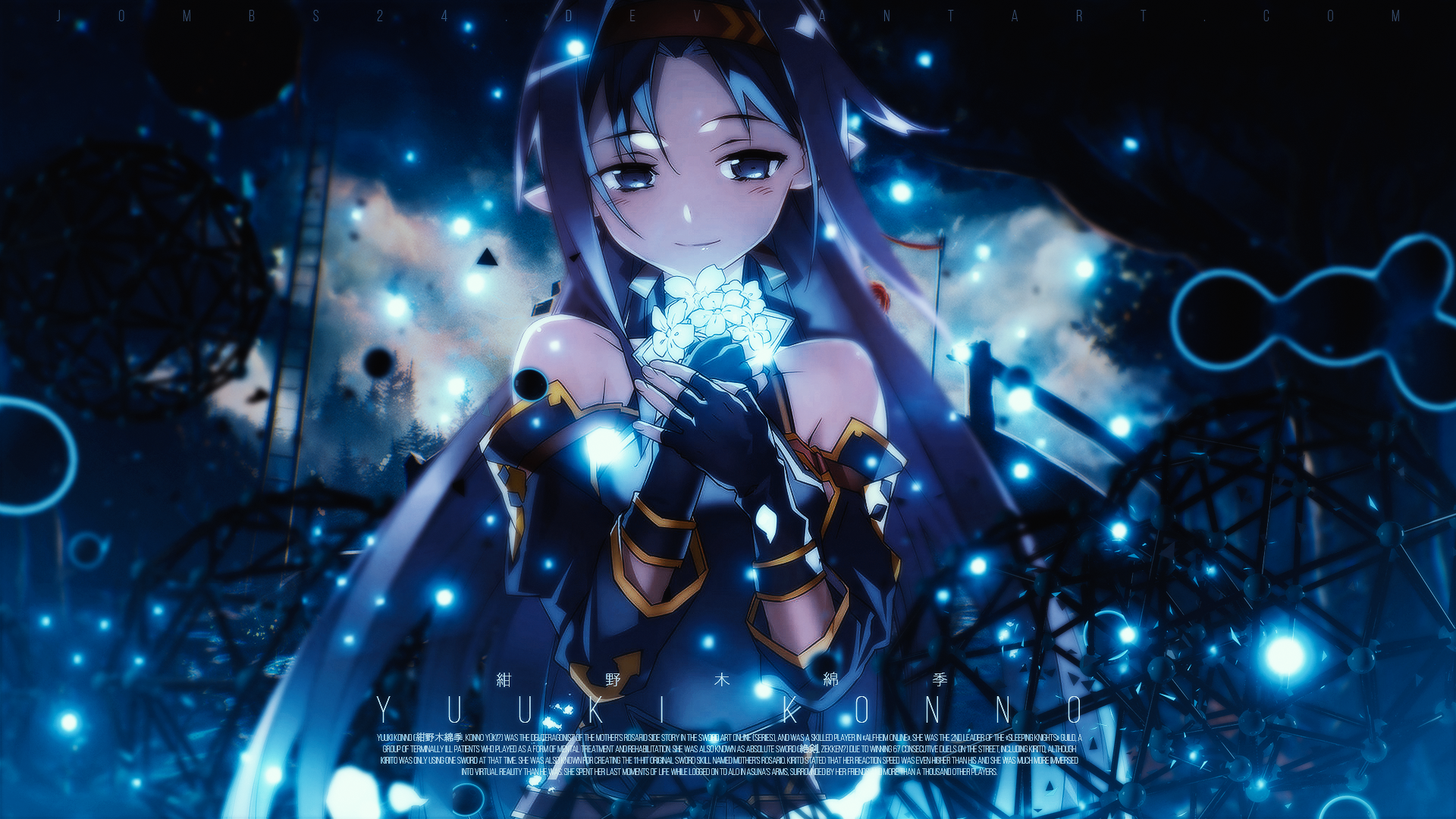 Yuuki Konno from Sword Art Online HD Wallpaper