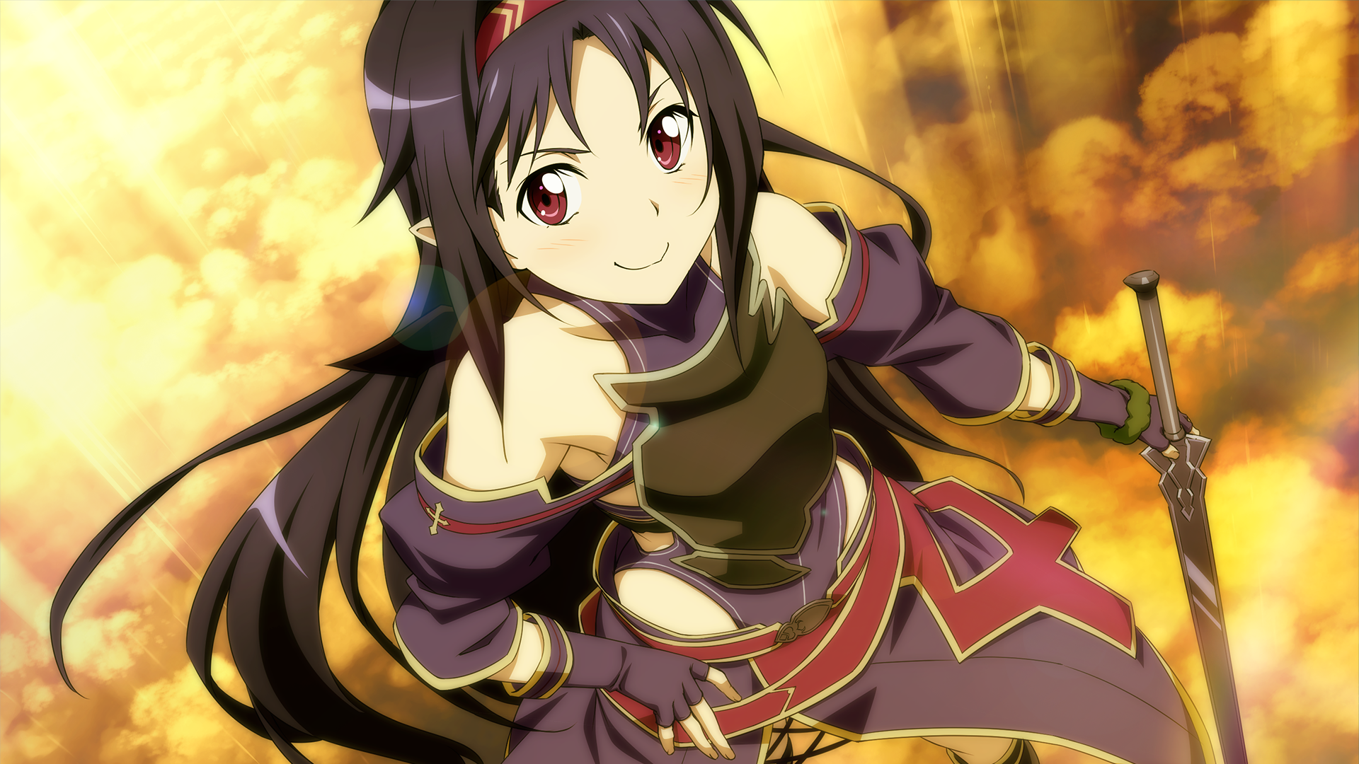 Yuuki Konno from Sword Art Online HD Wallpaper