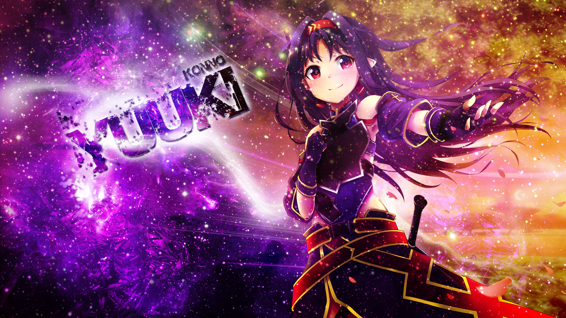 Yuuki Konno from Sword Art Online HD Wallpaper