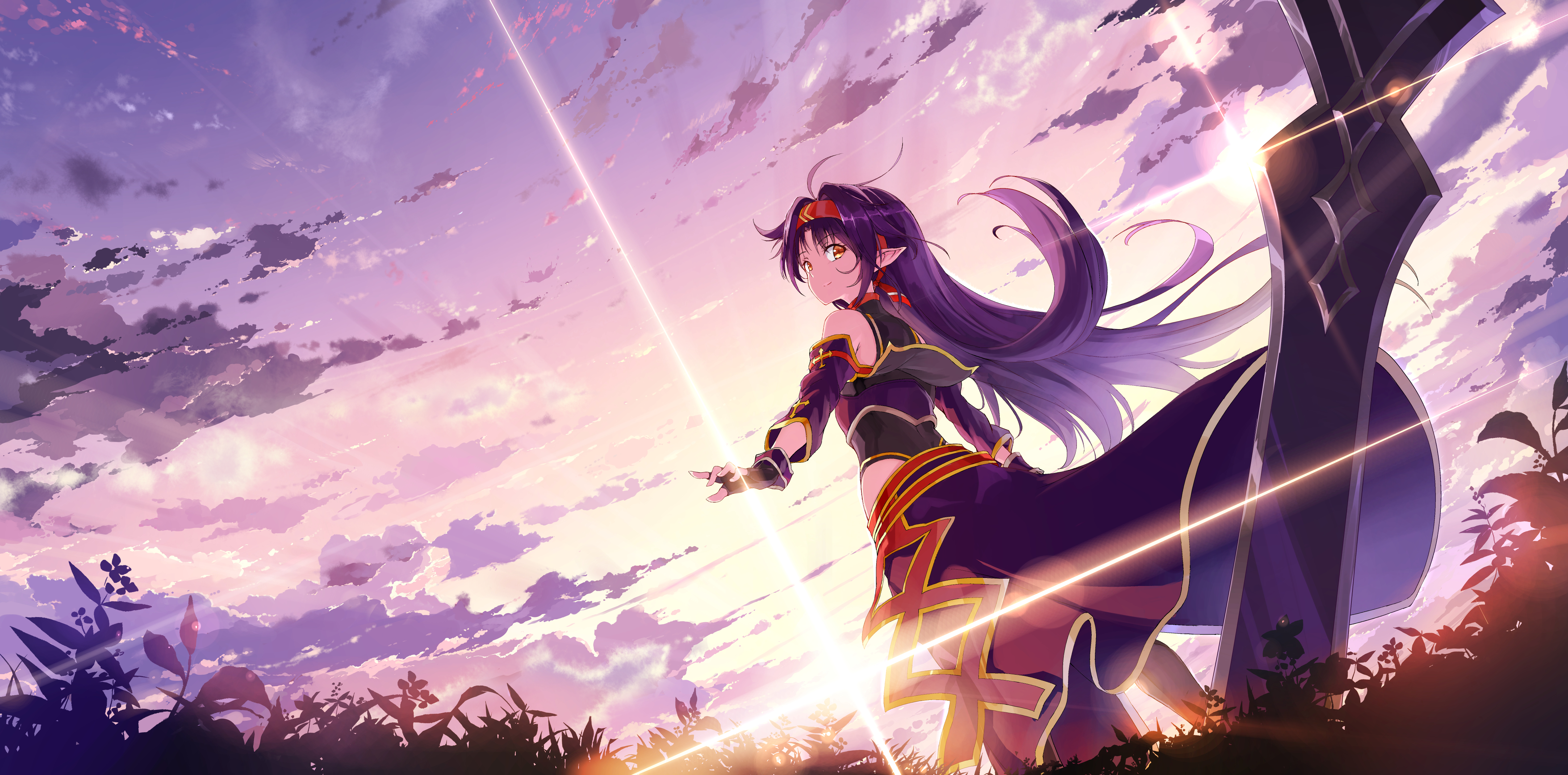 Yuuki Konno from Sword Art Online HD Wallpaper