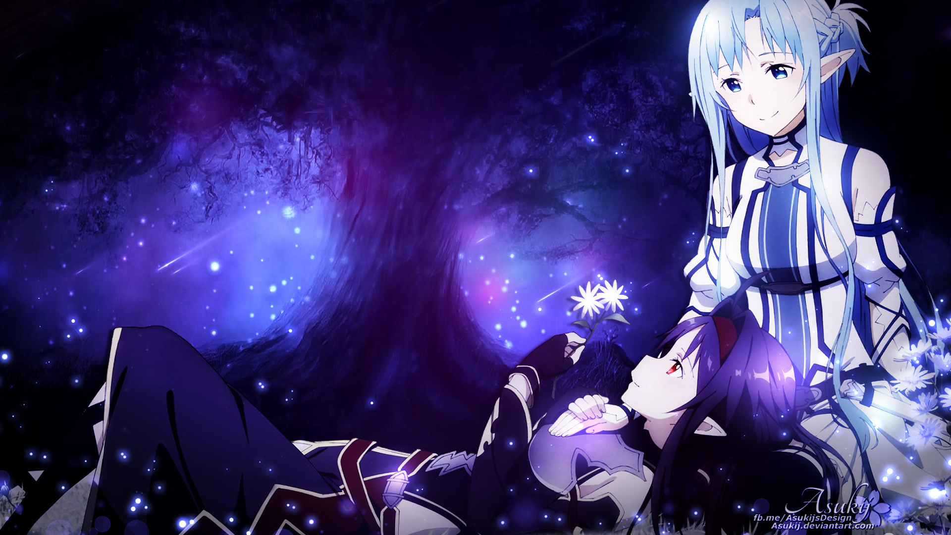 Yuuki Konno from Sword Art Online HD Wallpaper
