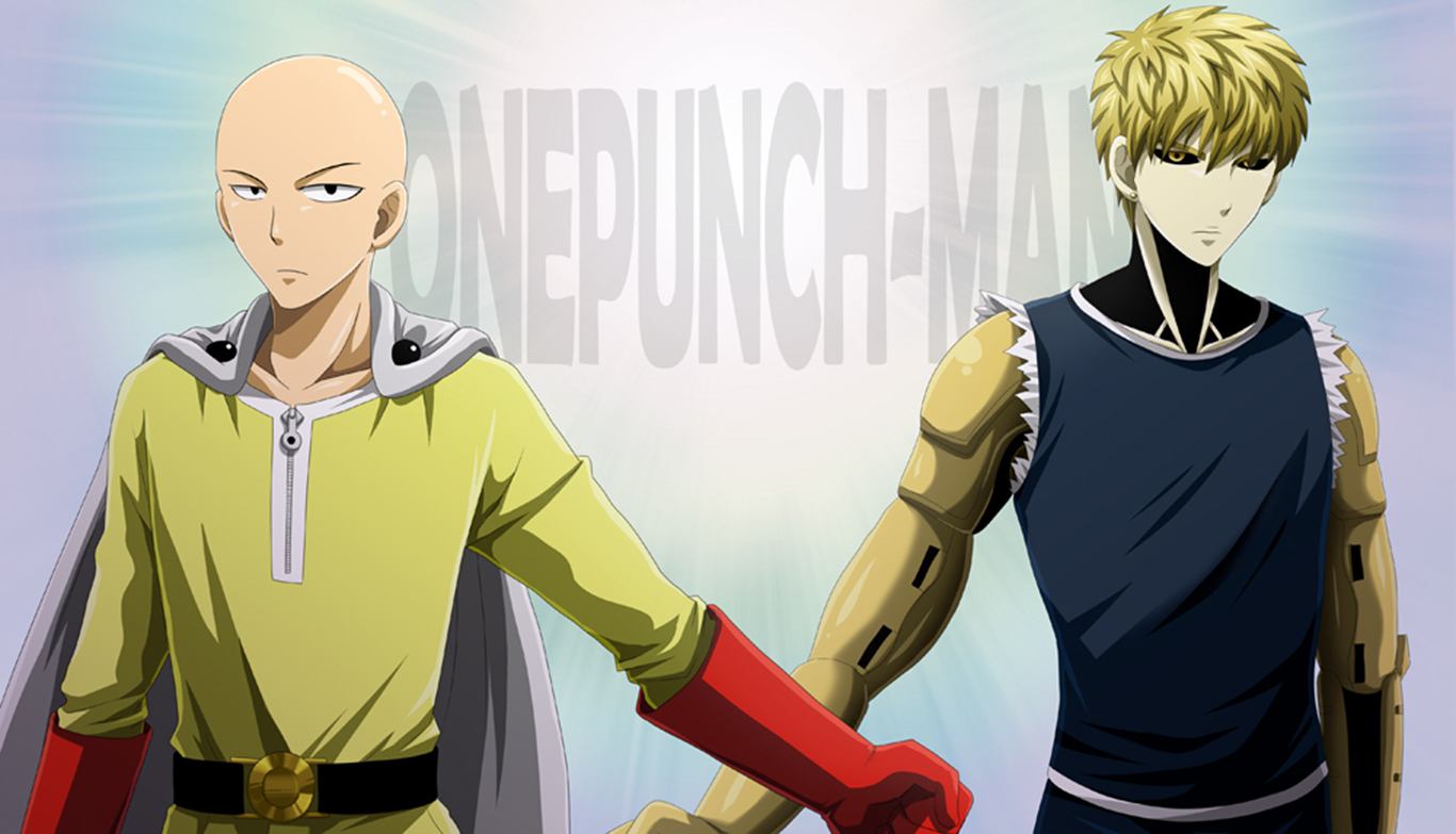 Saitama and Genos from One-Punch Man HD Wallpaper