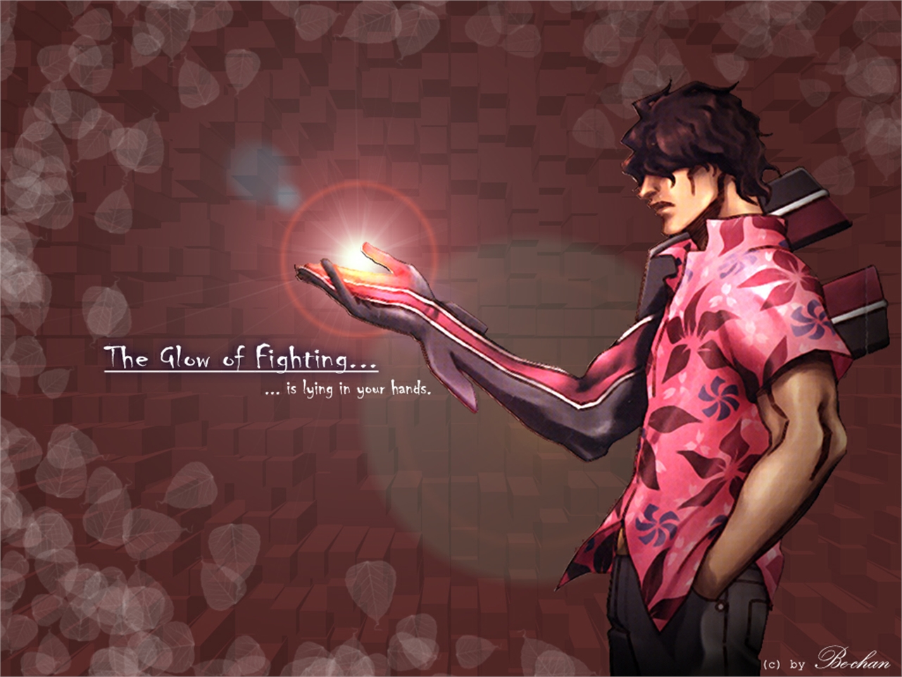 The Glow of Fighting by Bechan HD Wallpaper