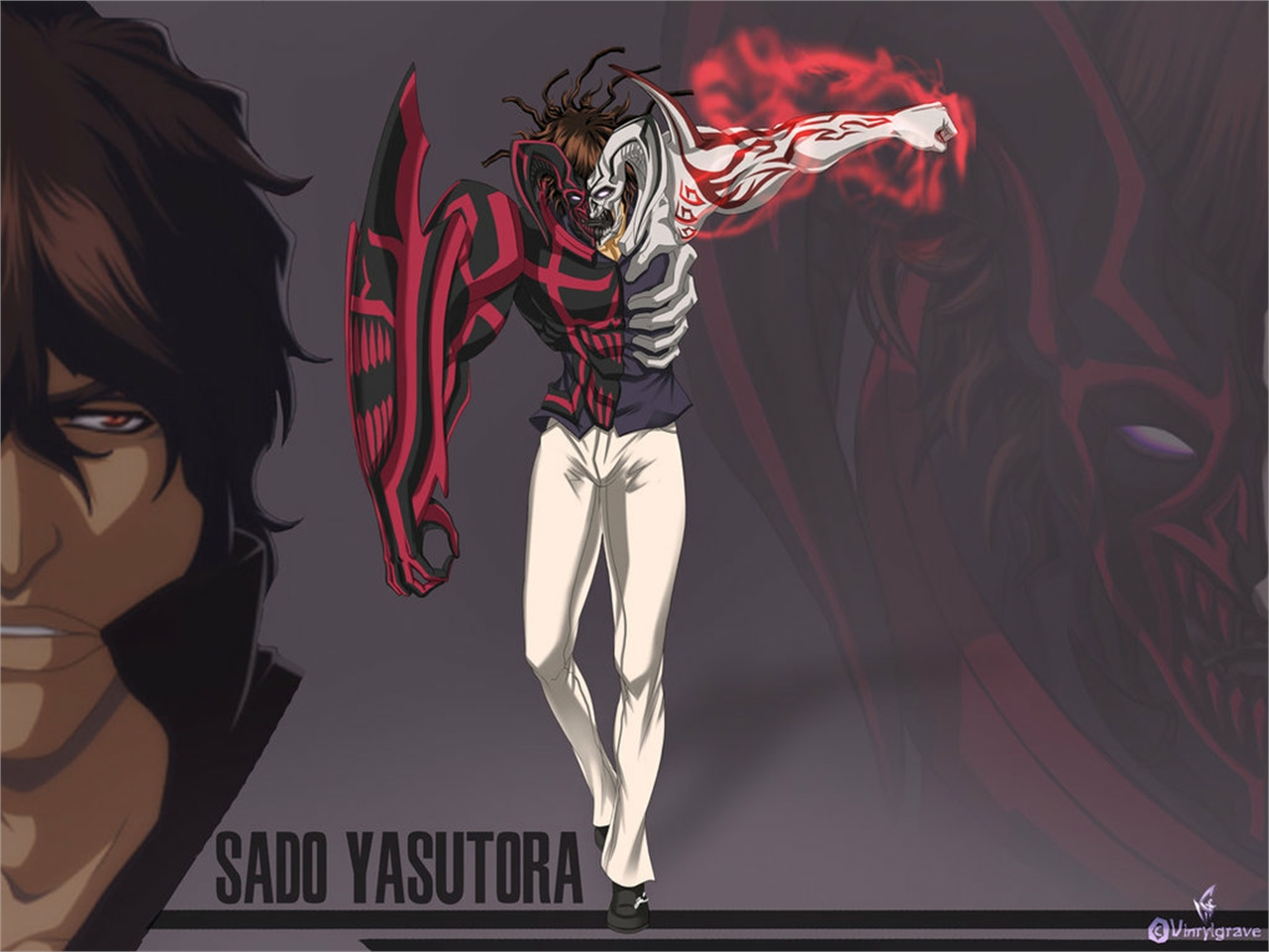Yasutora Sado from Bleach HD Wallpaper