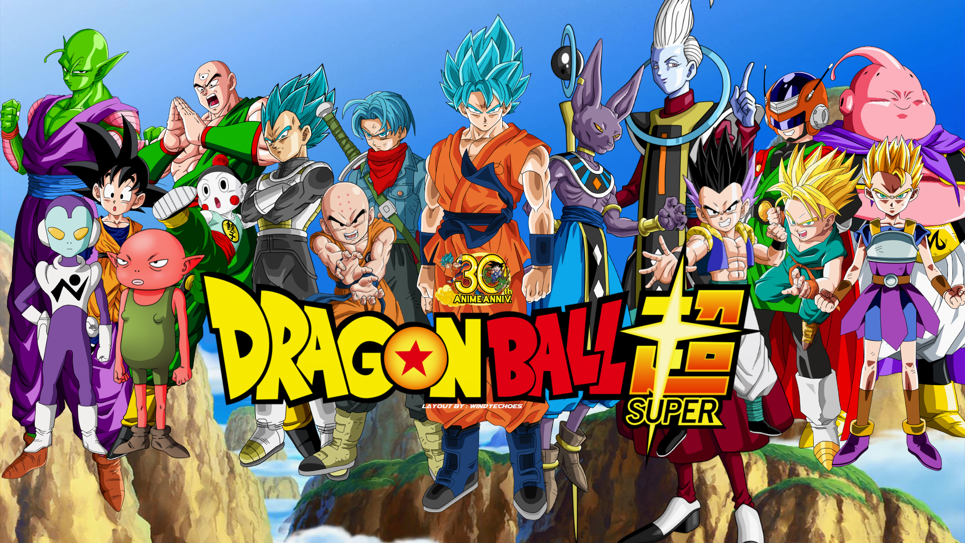 Dragon Ball Super characters group HD Wallpaper