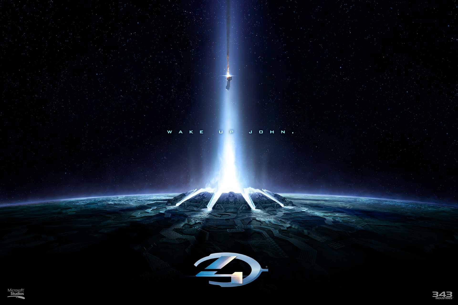 Halo 4 "Wake Up John" Poster HD Wallpaper