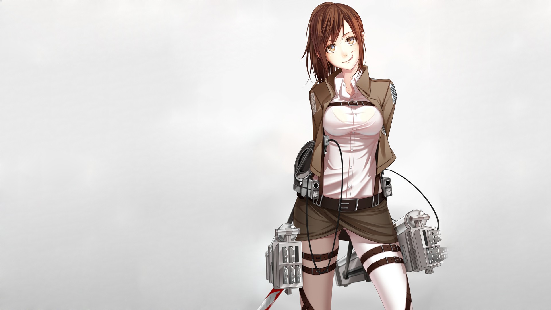 Sasha Blouse from Attack on Titan HD Wallpaper