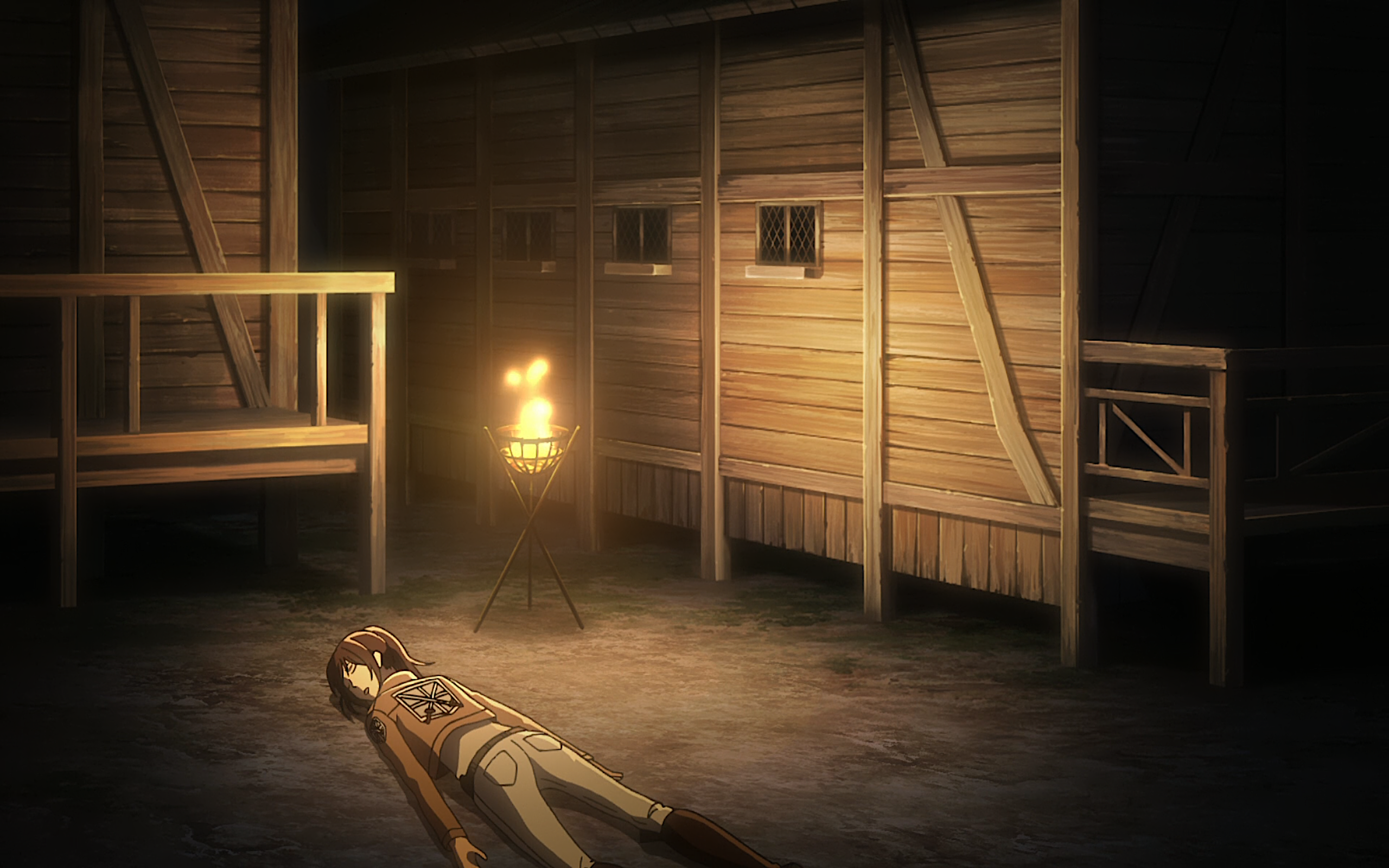 Sasha Blouse from Attack on Titan HD Wallpaper