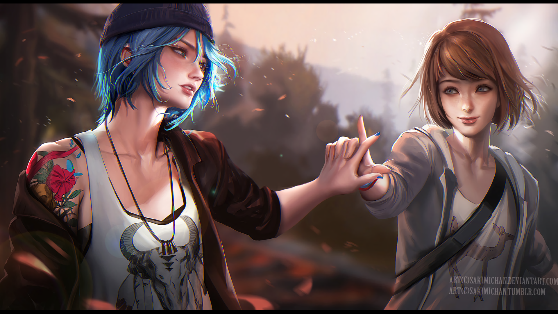 Chloe Price and Max Caulfield from Life is Strange HD Wallpaper