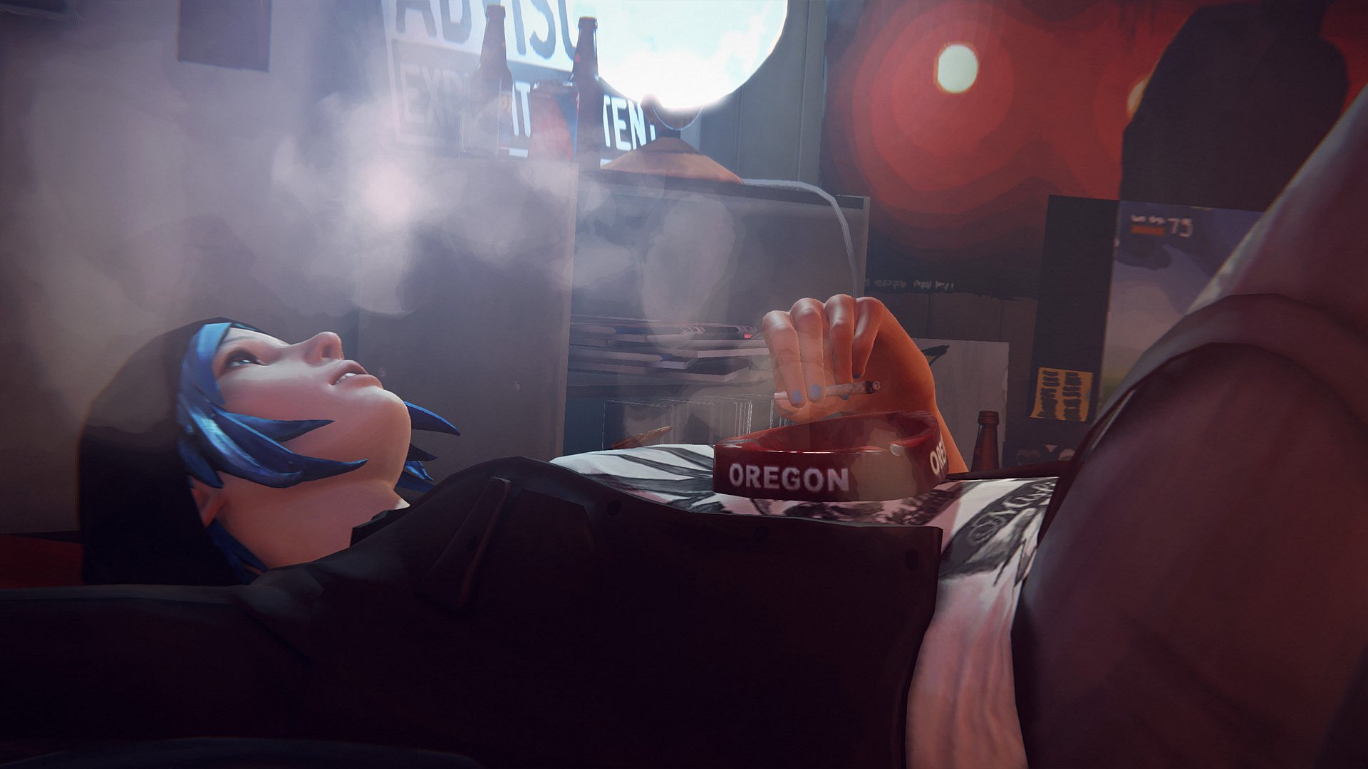 Chloe Price from Life is Strange smoking HD Wallpaper