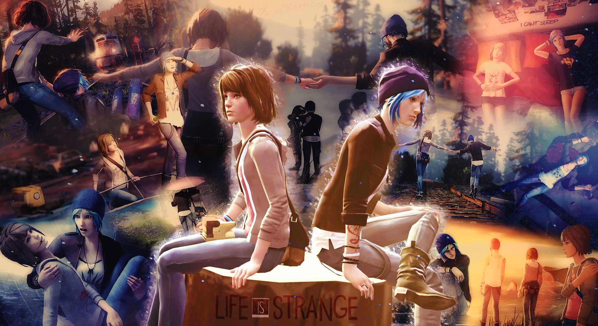 Max Caulfield and Chloe Price from Life is Strange HD Wallpaper