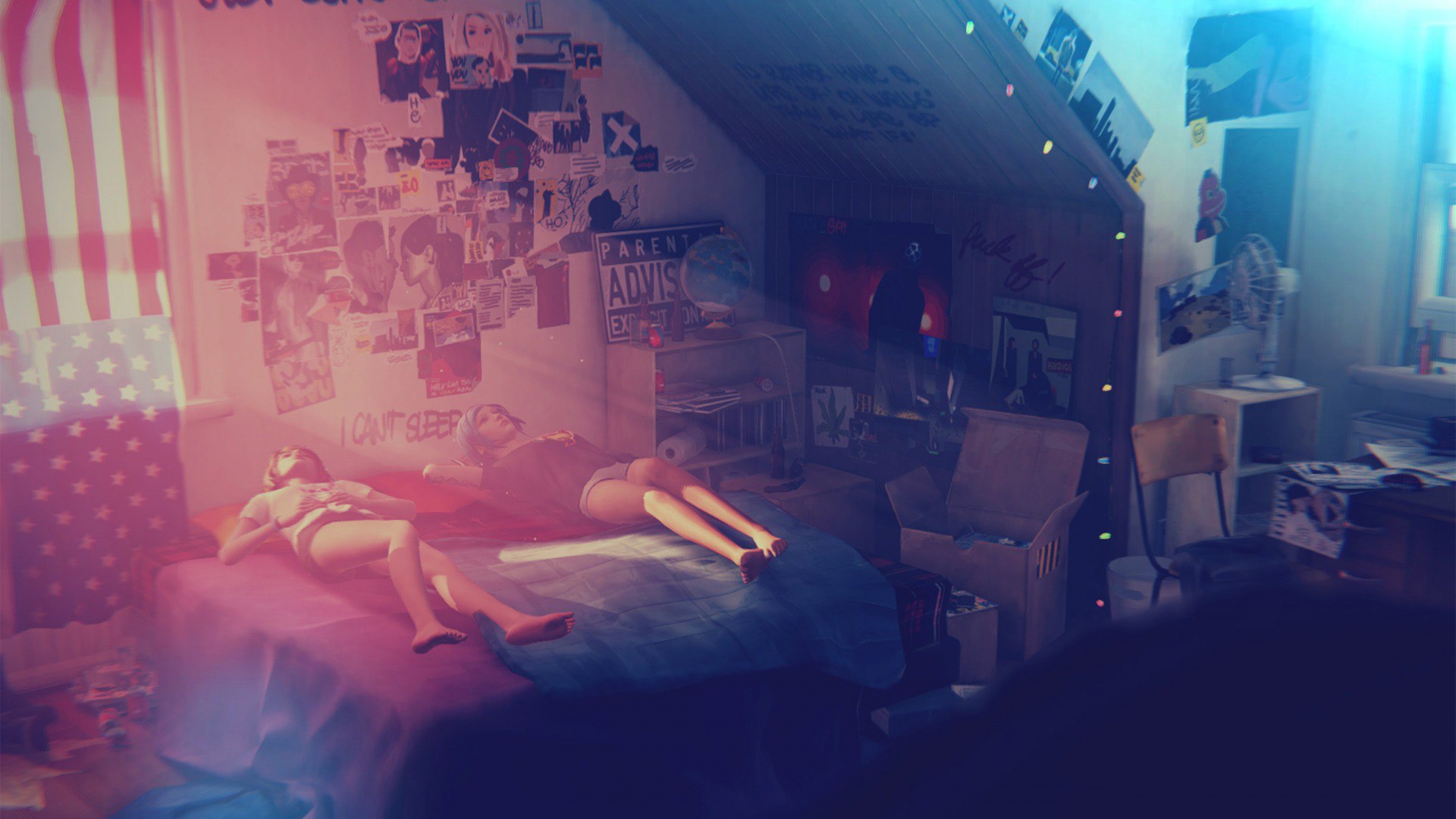 Chloe Price in a bedroom HD Wallpaper