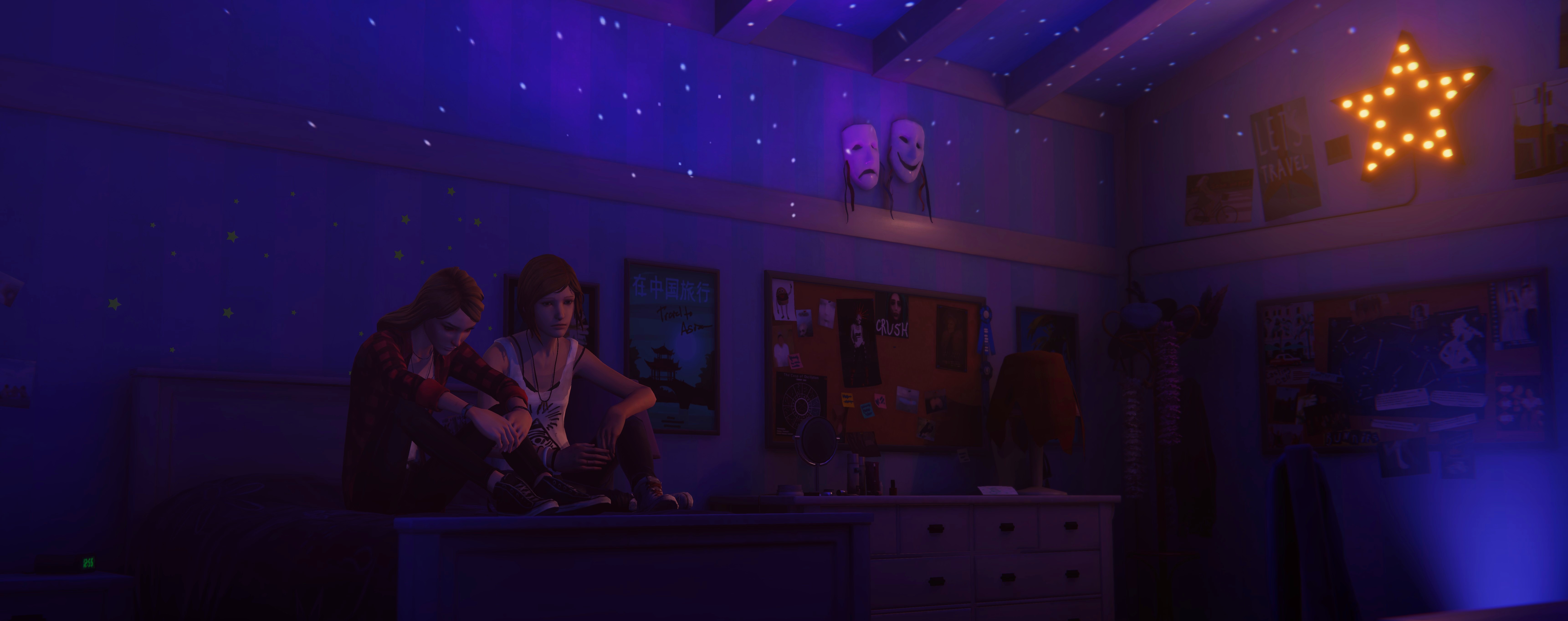 Chloe Price in a bedroom HD Wallpaper