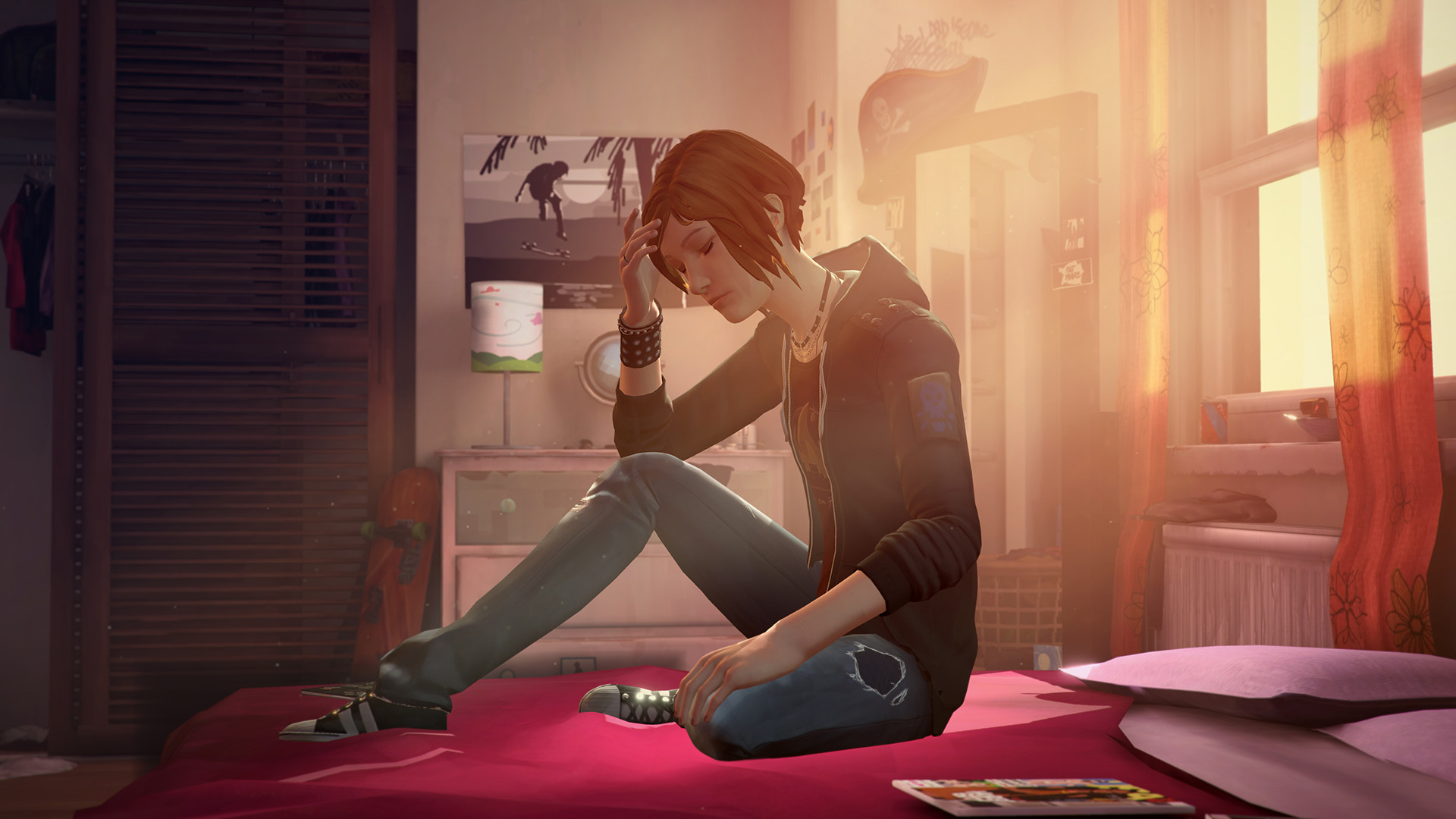 Chloe Price from Life is Strange in her bedroom HD Wallpaper