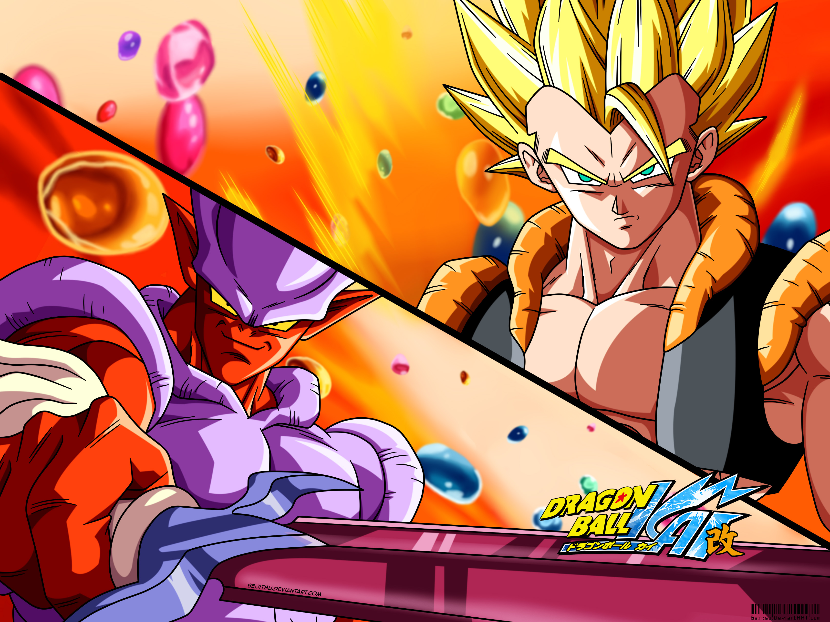 Gogeta and Janemba from Dragon Ball Z Kai HD Wallpaper