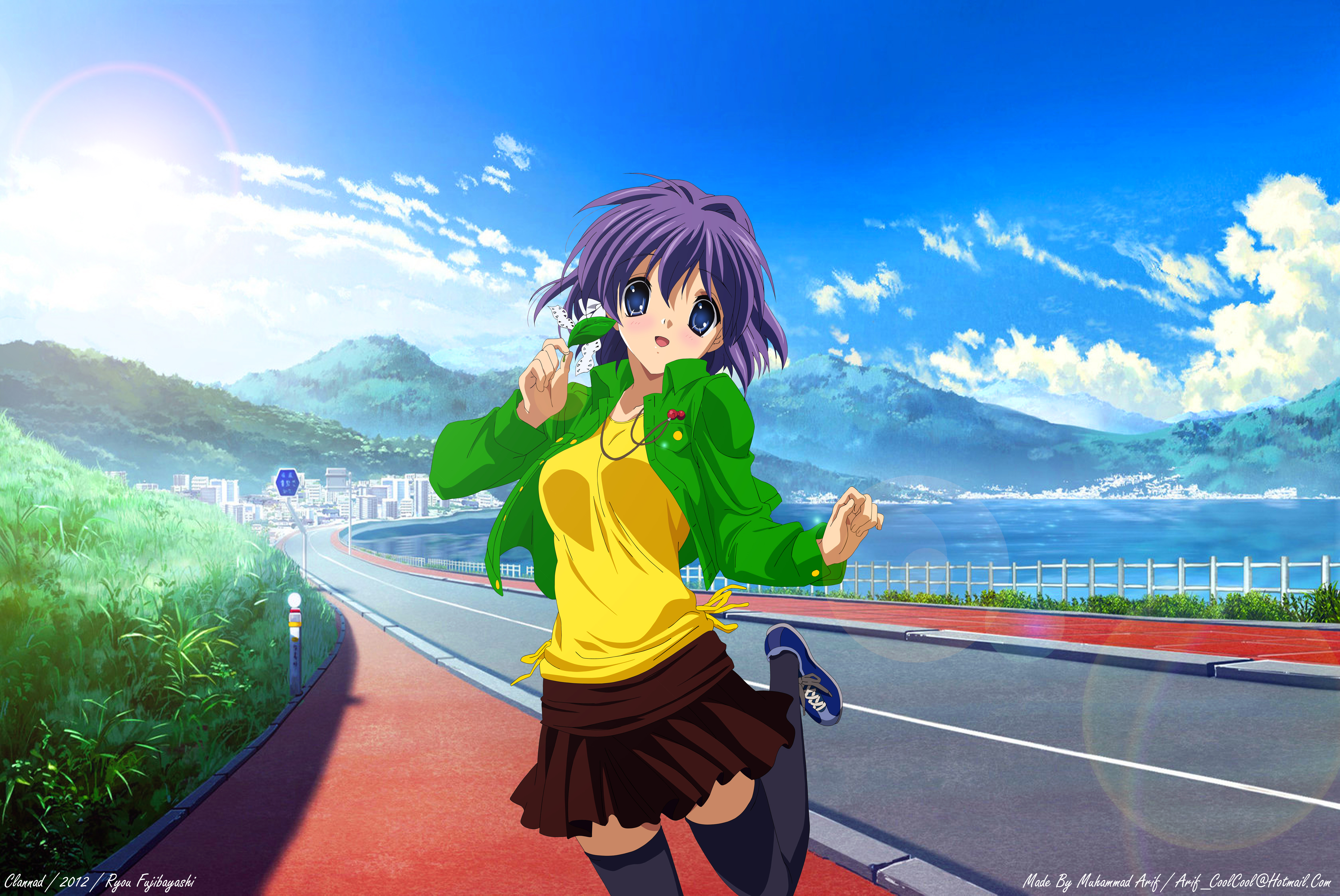 Ryou Fujibayashi from Clannad HD Wallpaper